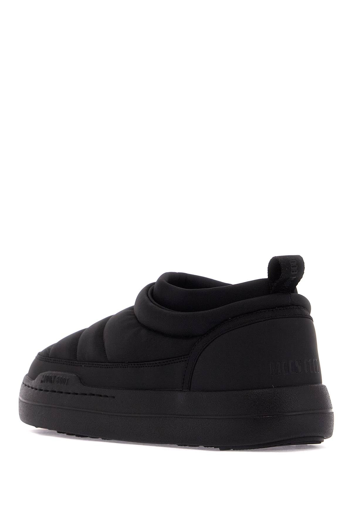 MOON BOOT soft nylon slip-on park shoes