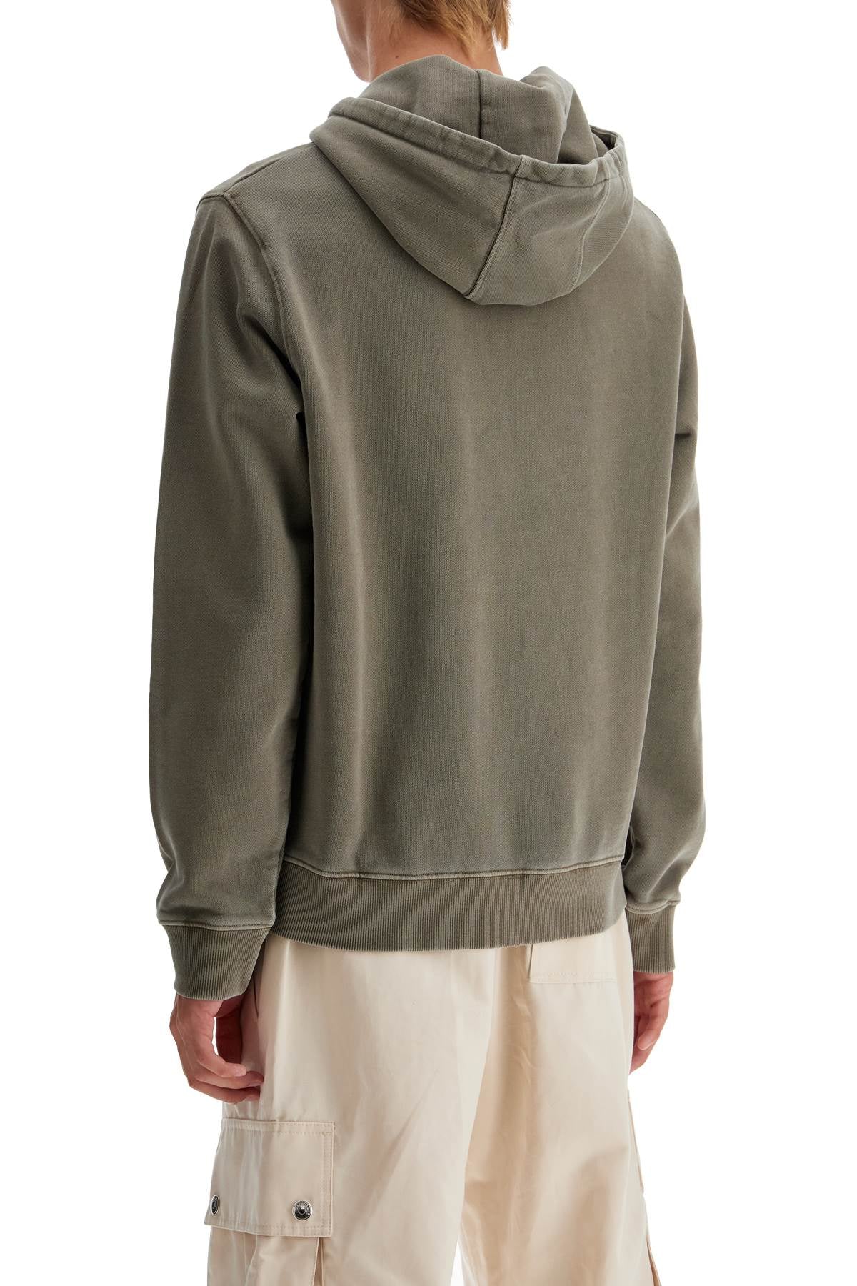 WOOLRICH hooded sweatshirt with tie-d