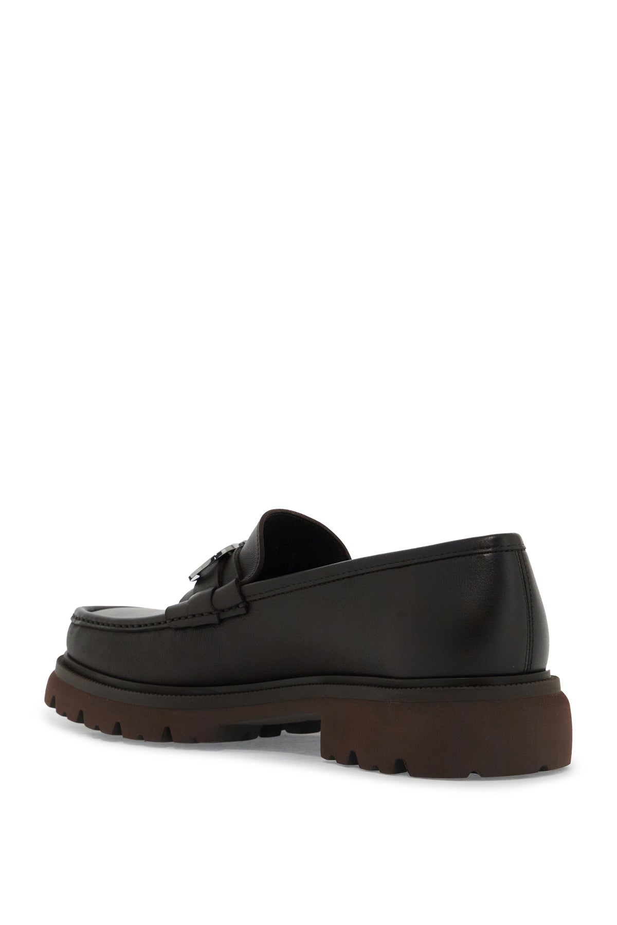 FERRAGAMO gancini loafers with chunky sole