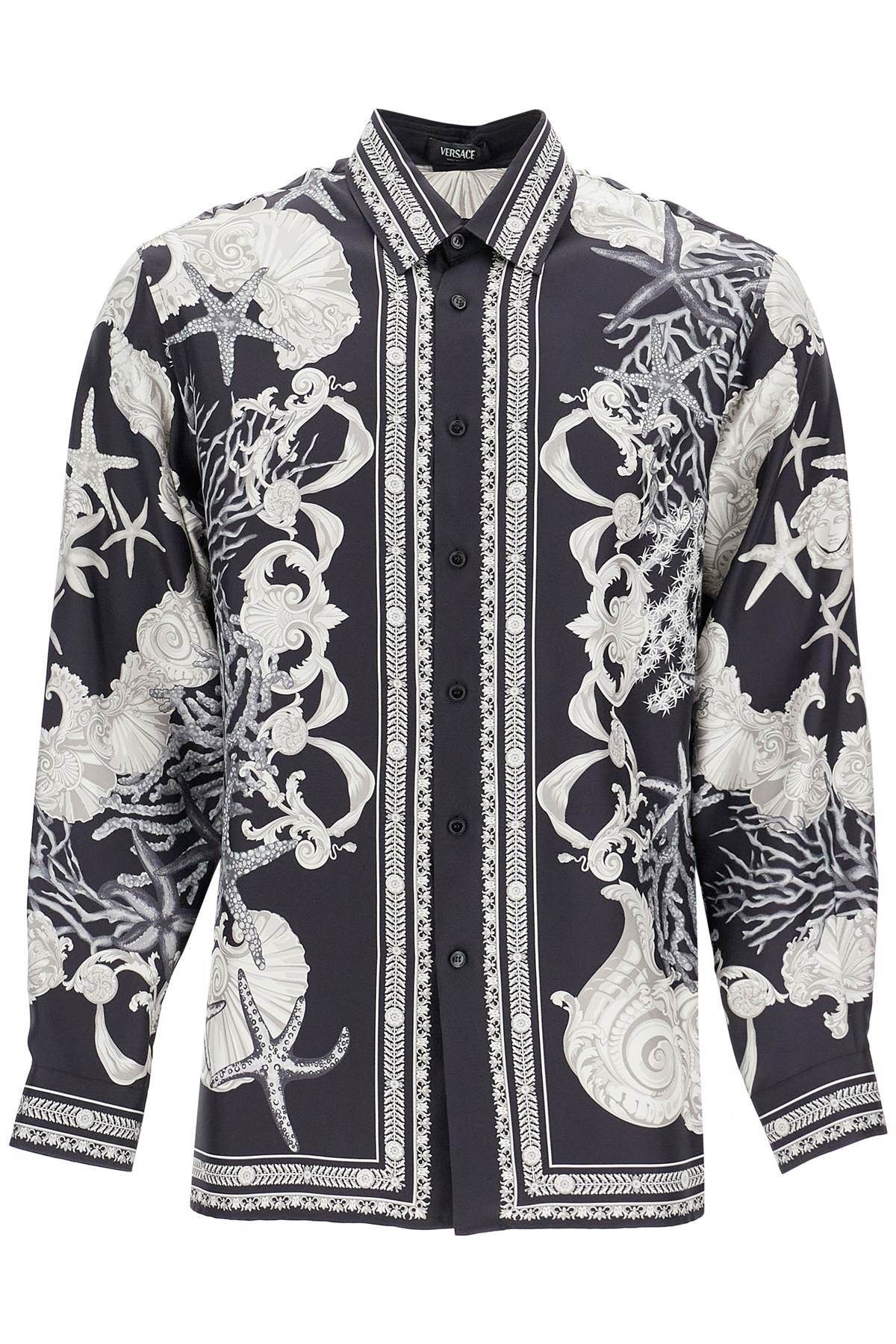 VERSACE barocco sea silk shirt