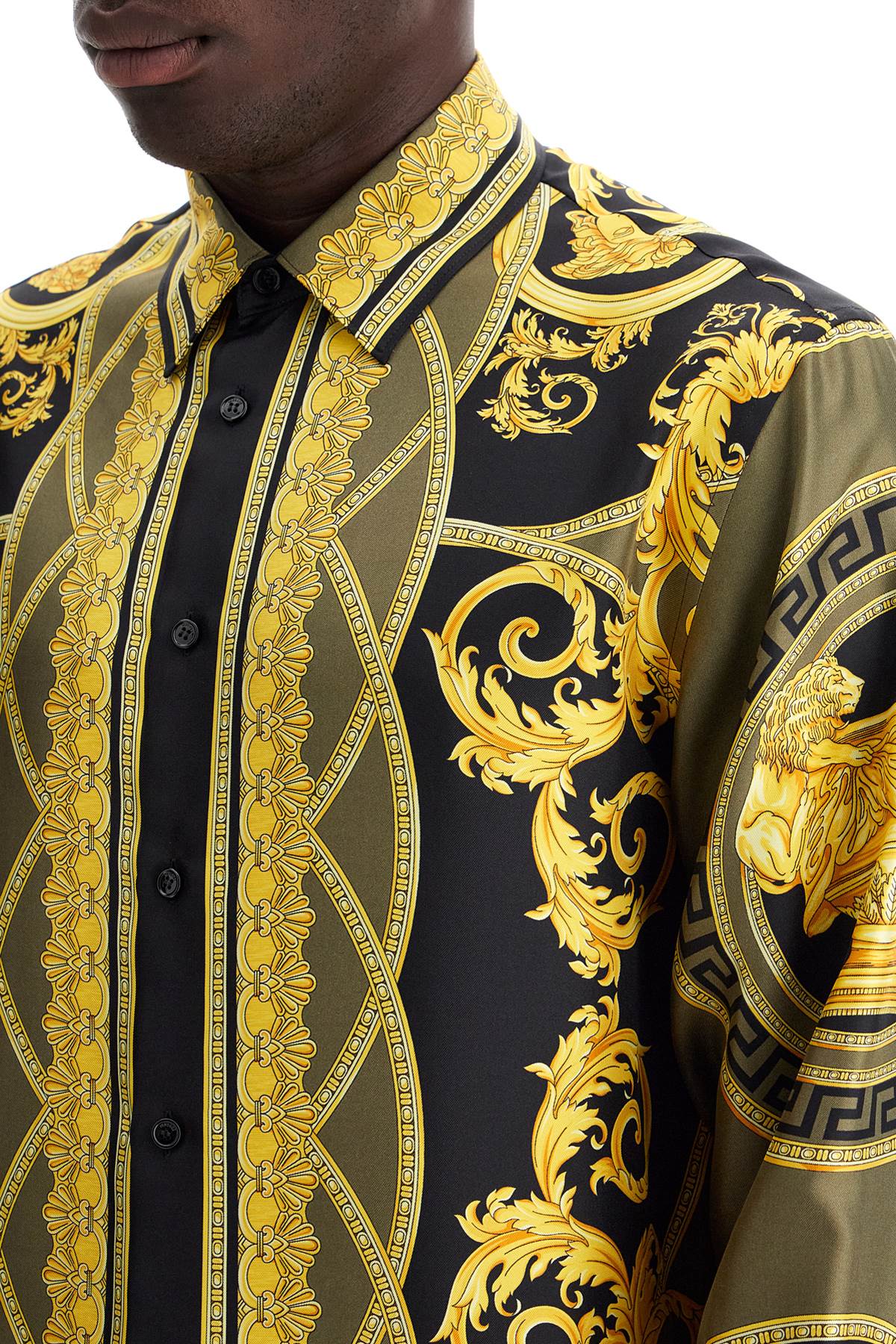 VERSACE barocco silk shirt