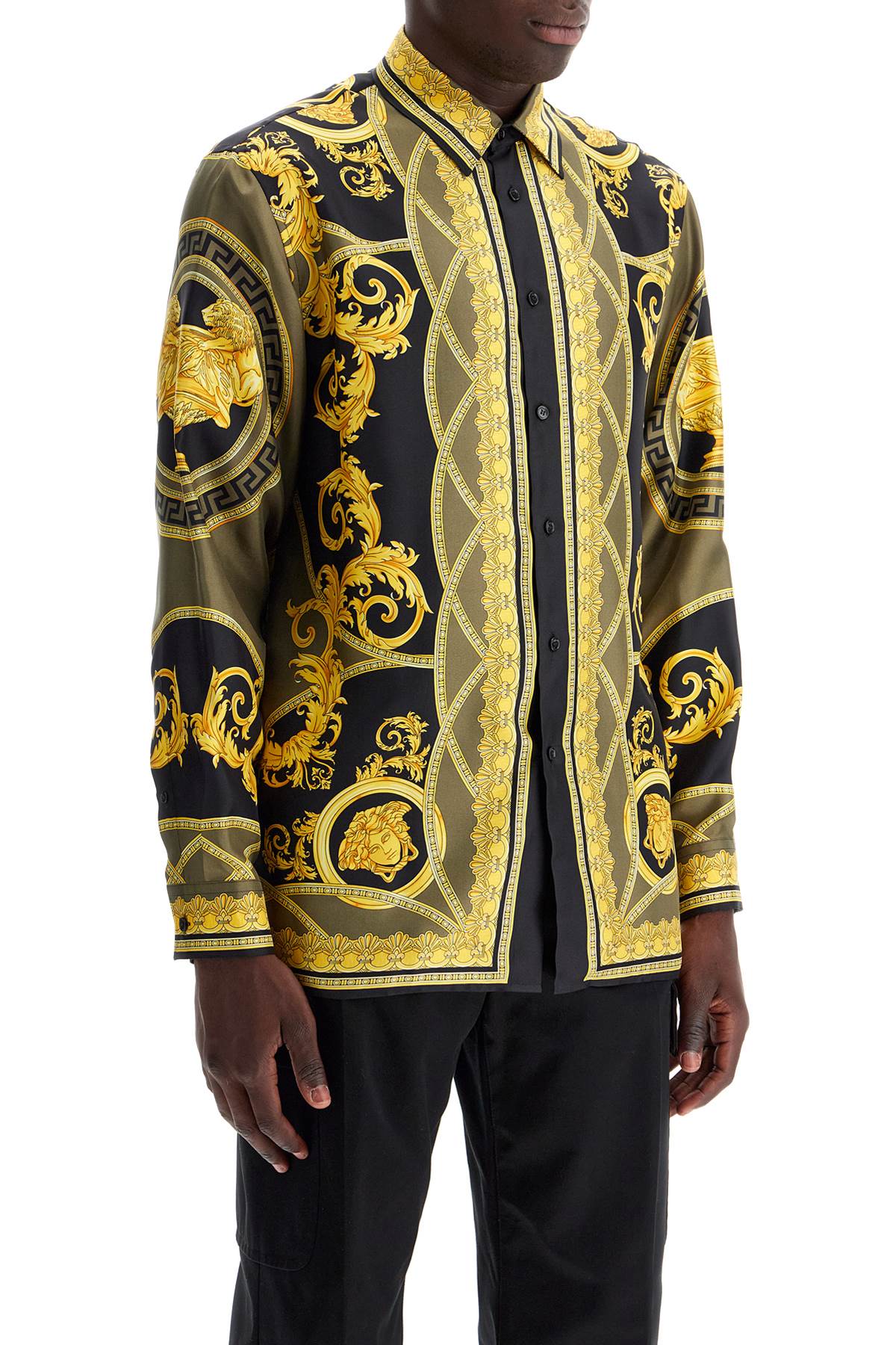 VERSACE barocco silk shirt