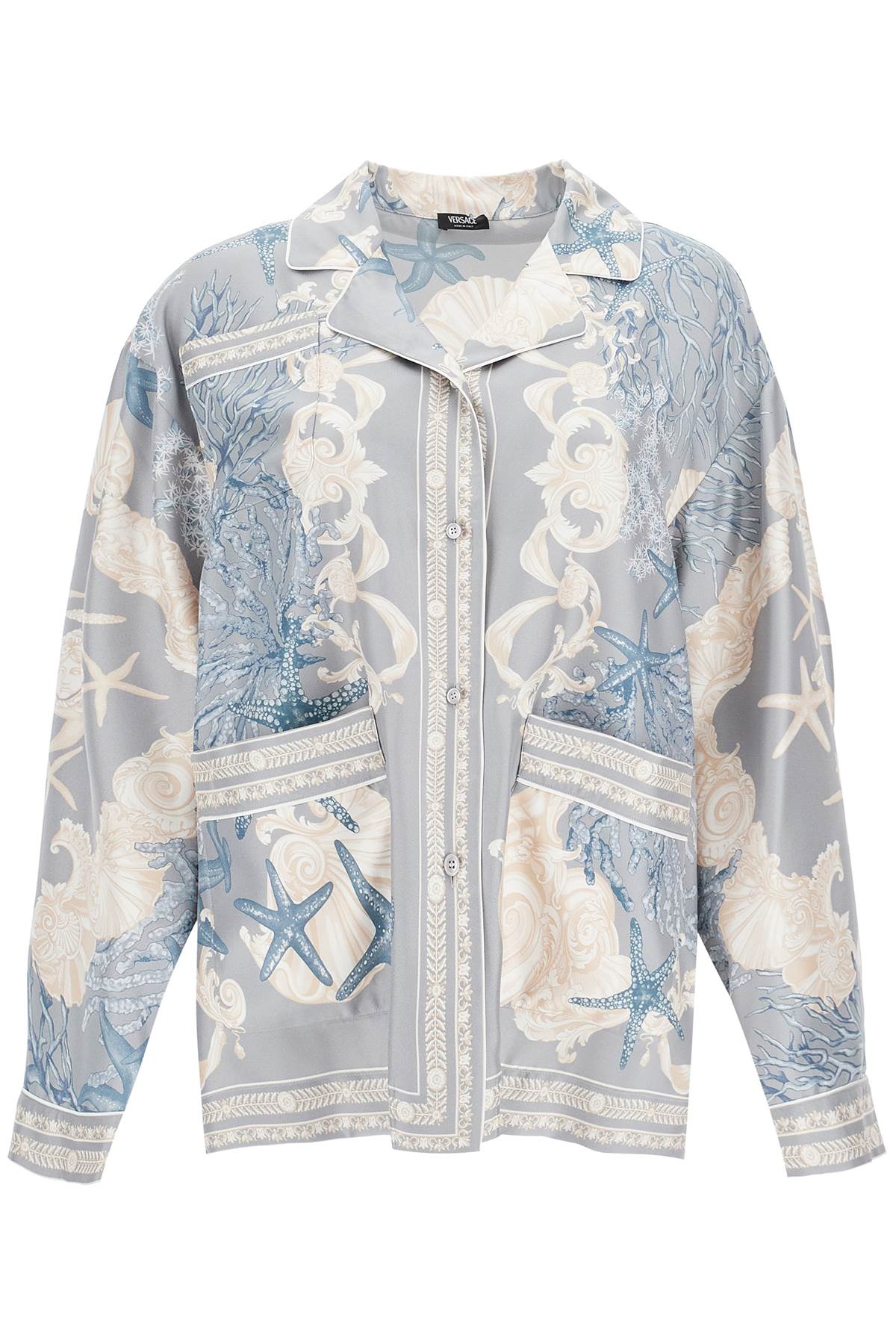 VERSACE silk baroque shirt