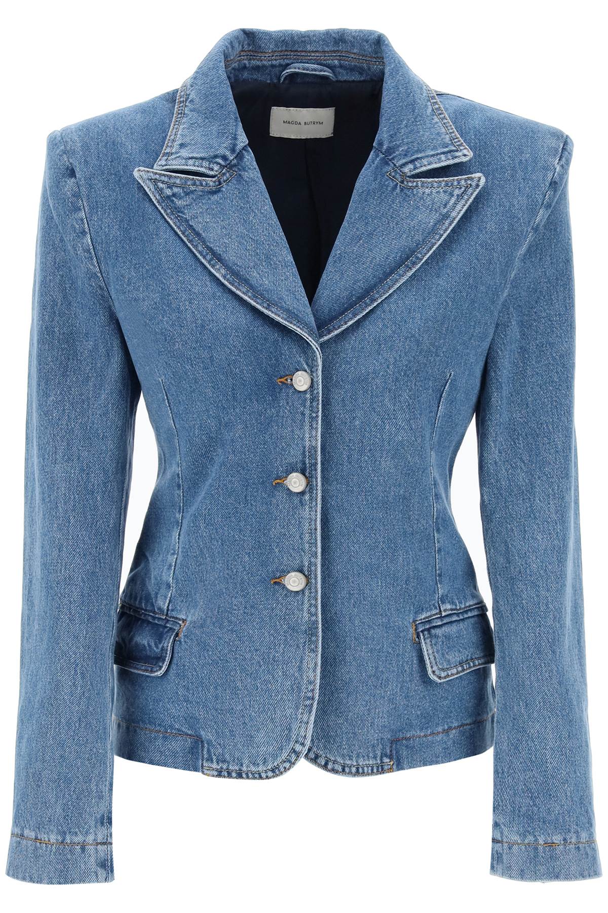 MAGDA BUTRYM single-breasted jacket in denim