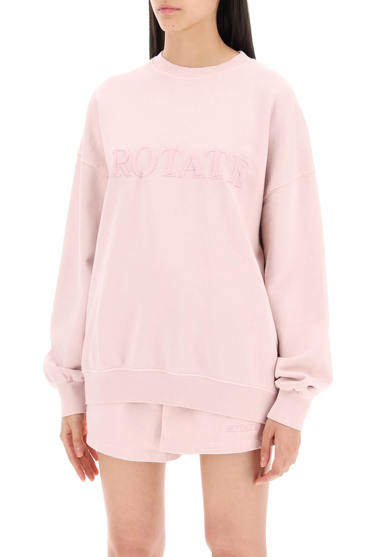 ROTATE organic cotton crewneck sweatshirt