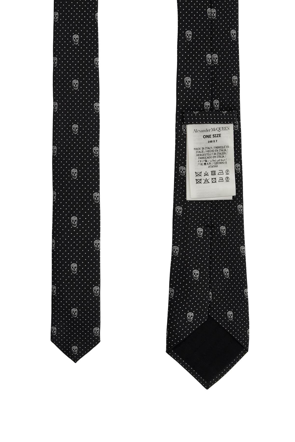 ALEXANDER MCQUEEN embroidered silk tie set