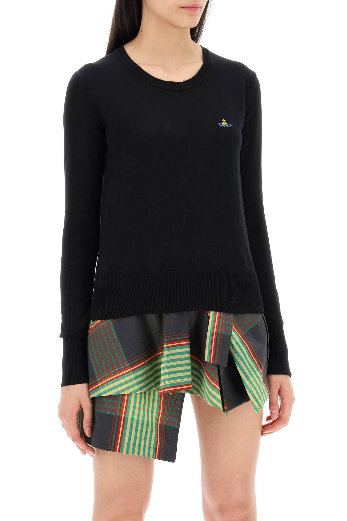 VIVIENNE WESTWOOD embroidered logo pullover