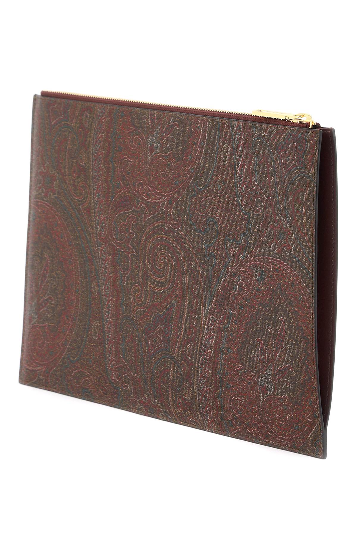 ETRO paisley pouch with embroidery