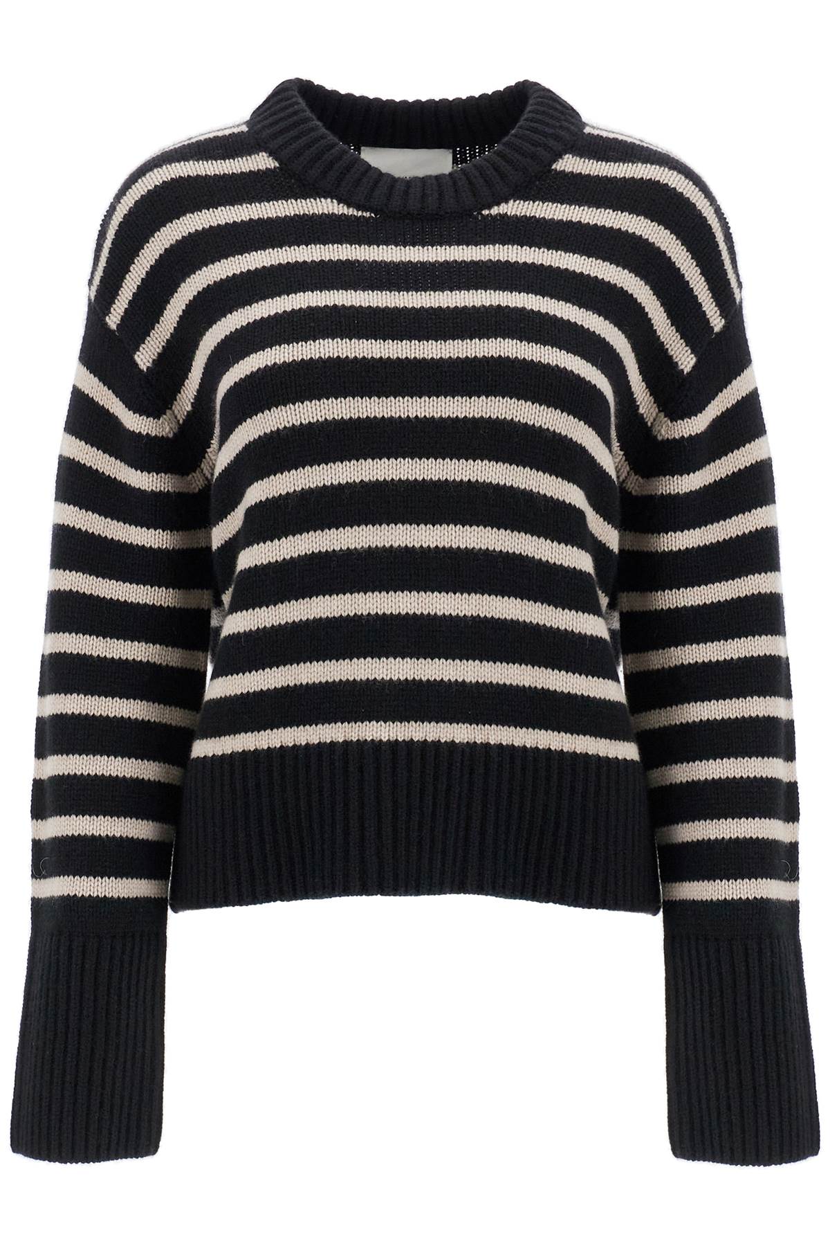 LISA YANG striped cashmere sony pullover sweater