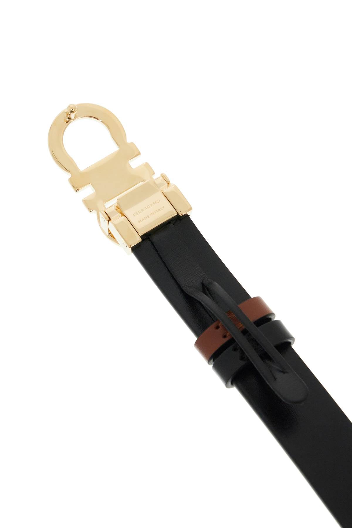 FERRAGAMO reversible gancini belt