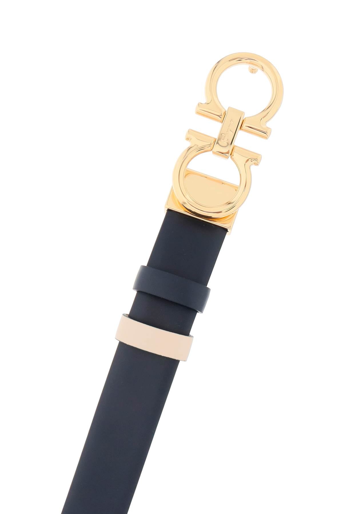 FERRAGAMO gancini reversible belt