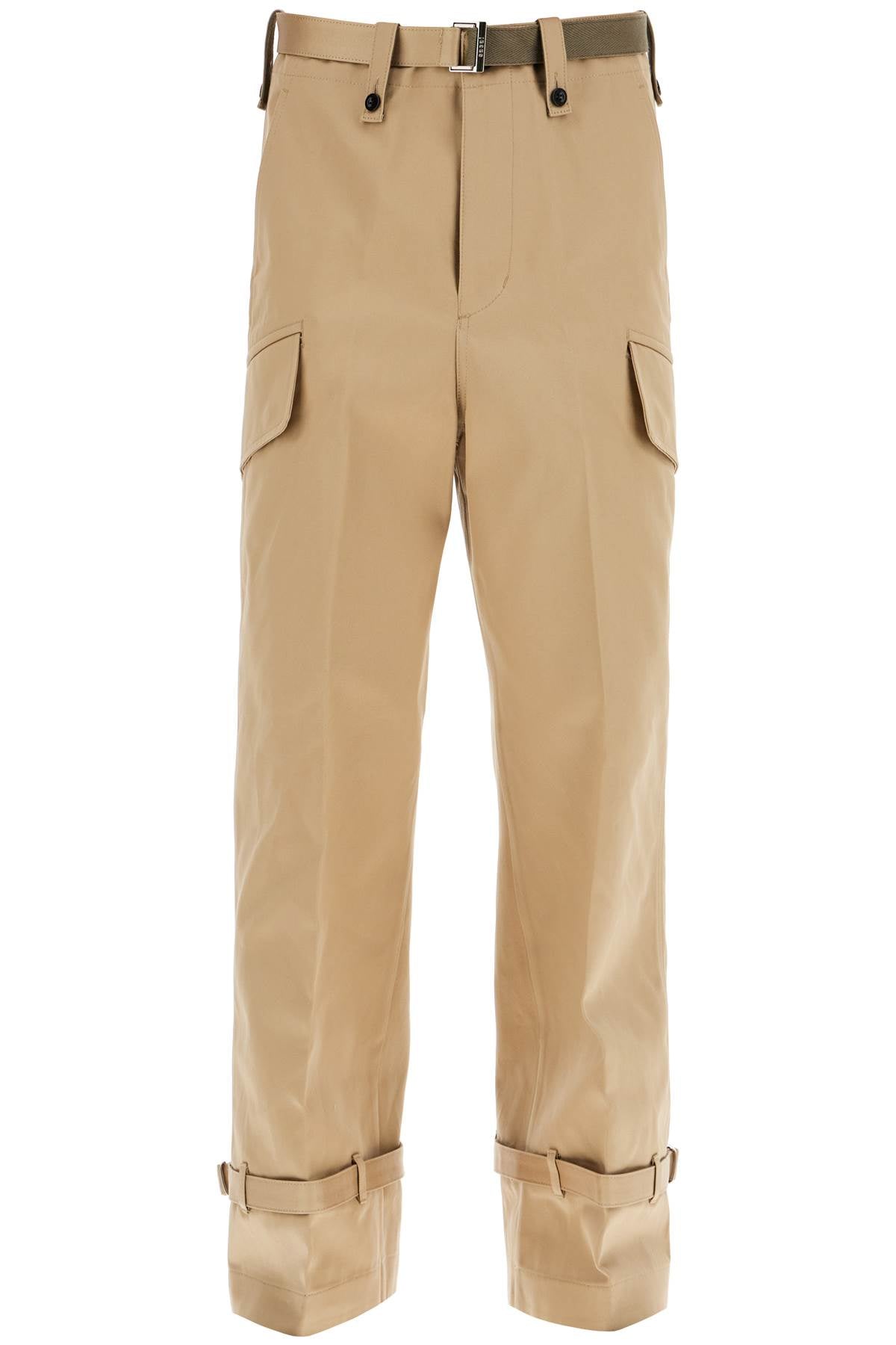 SACAI cotton chino pants for