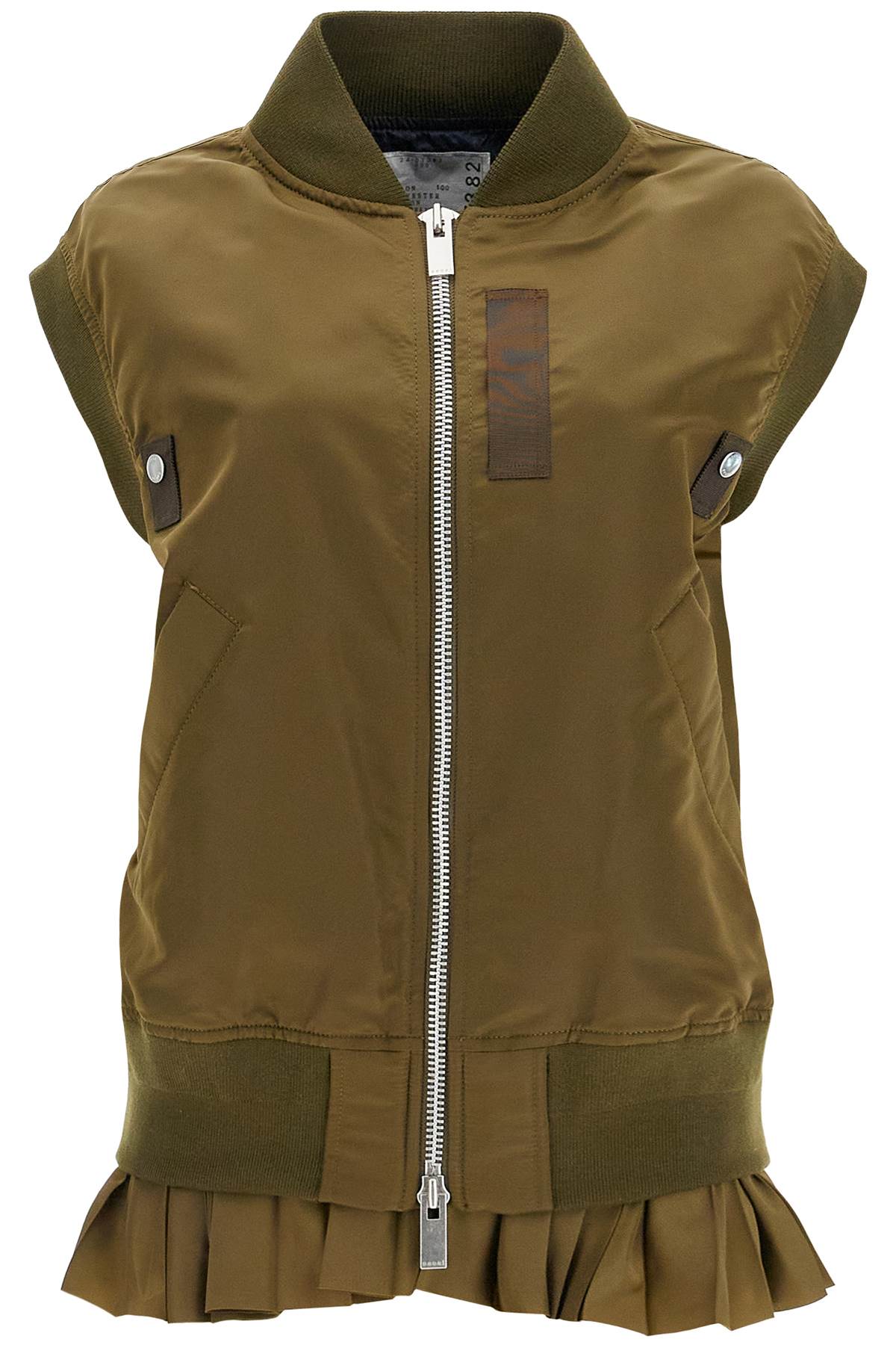 SACAI layered nylon vest for outdoor