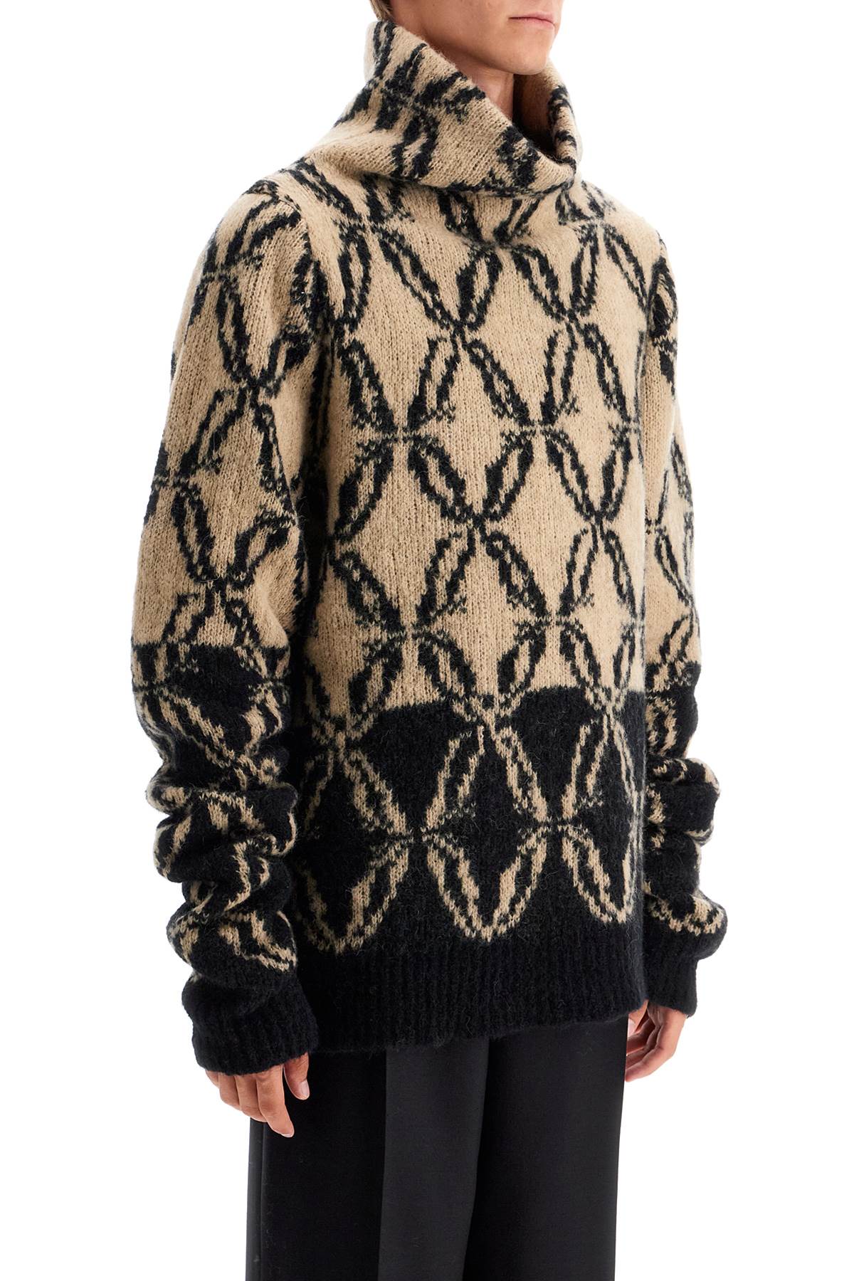 DRIES VAN NOTEN "alpaca monier