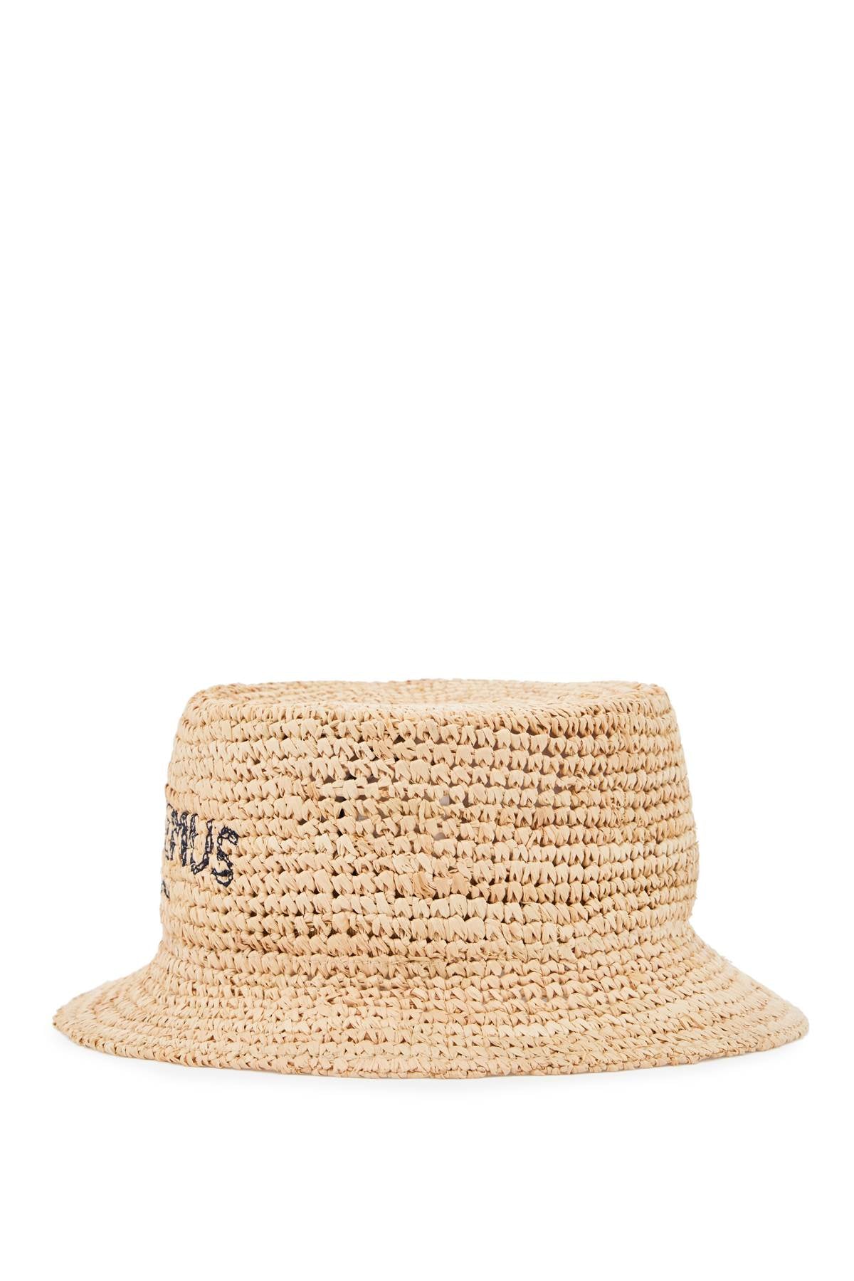 JACQUEMUS peach bucket hat for a stylish