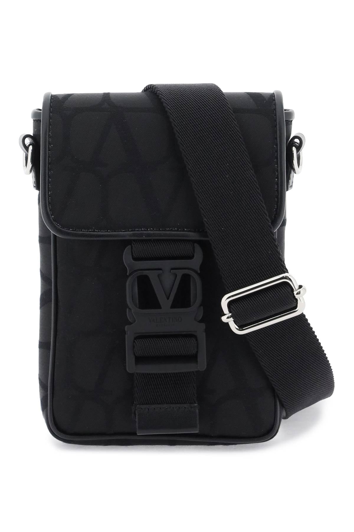 VALENTINO GARAVANI black iconographe mini crossbody bag