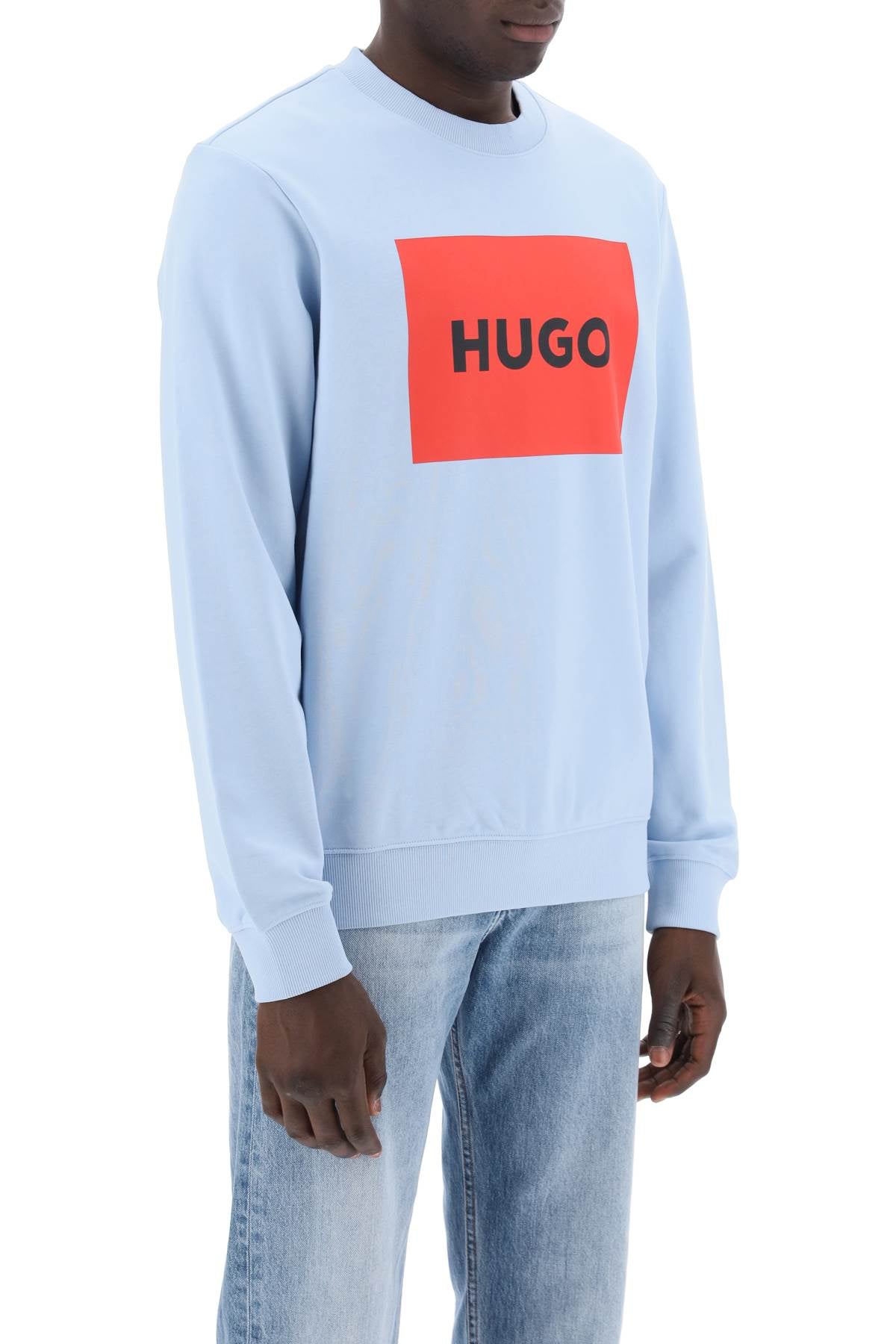 HUGO duragol logo box sweatshirt