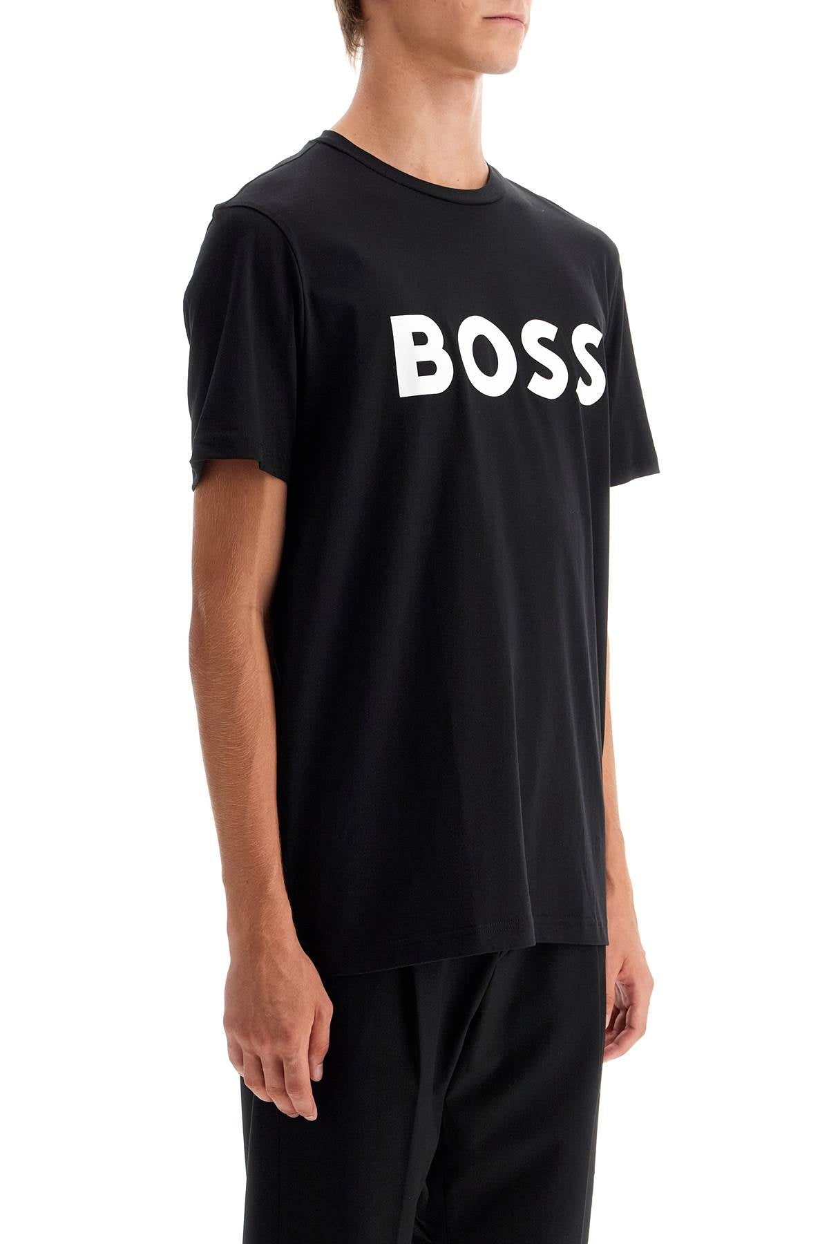 BOSS logo print t-shirt