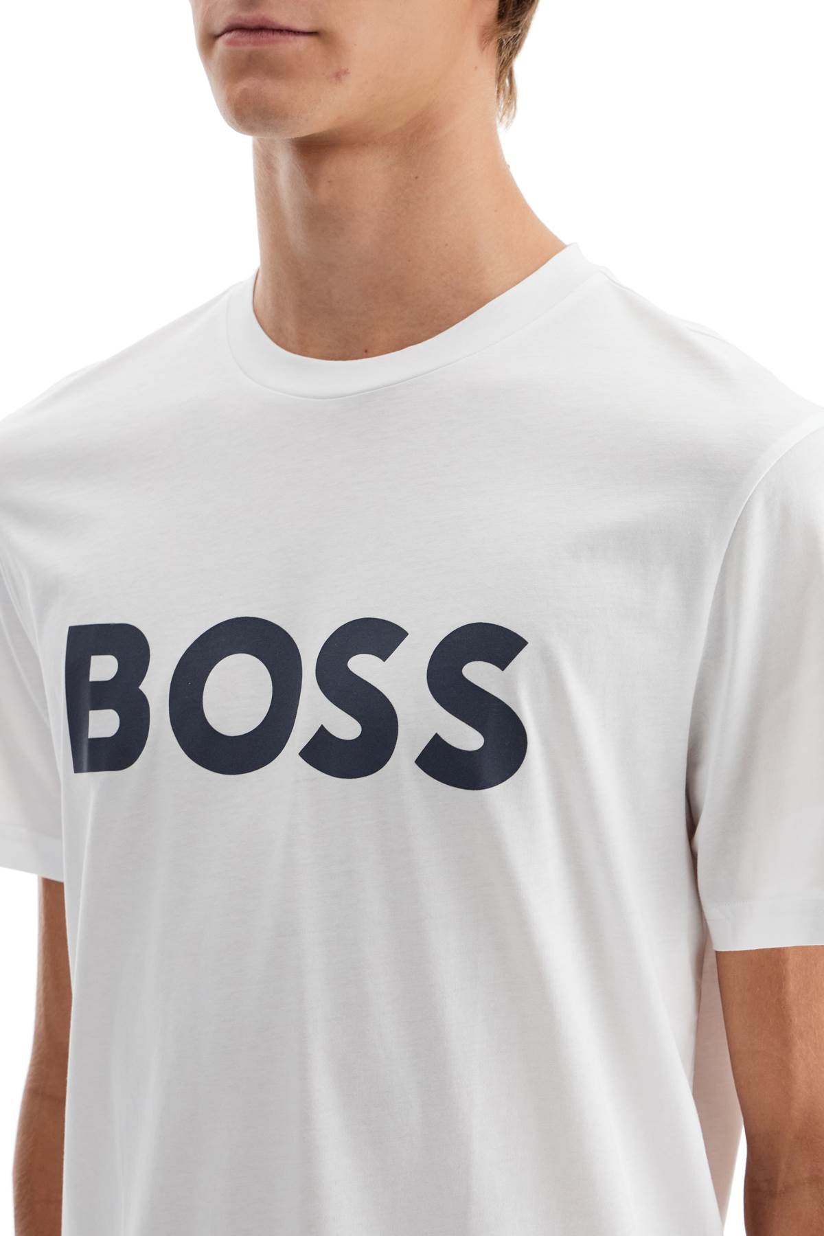 BOSS logo print t-shirt