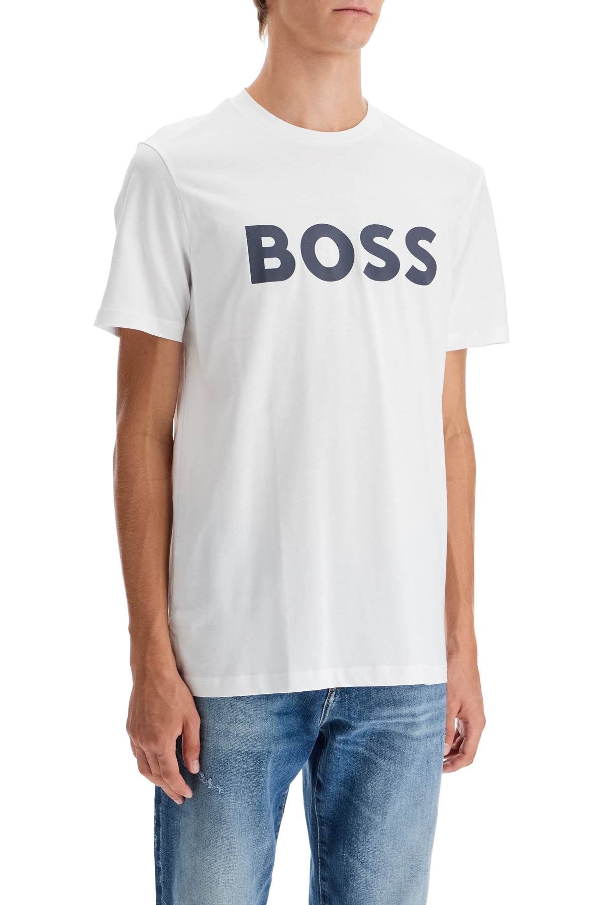 BOSS logo print t-shirt