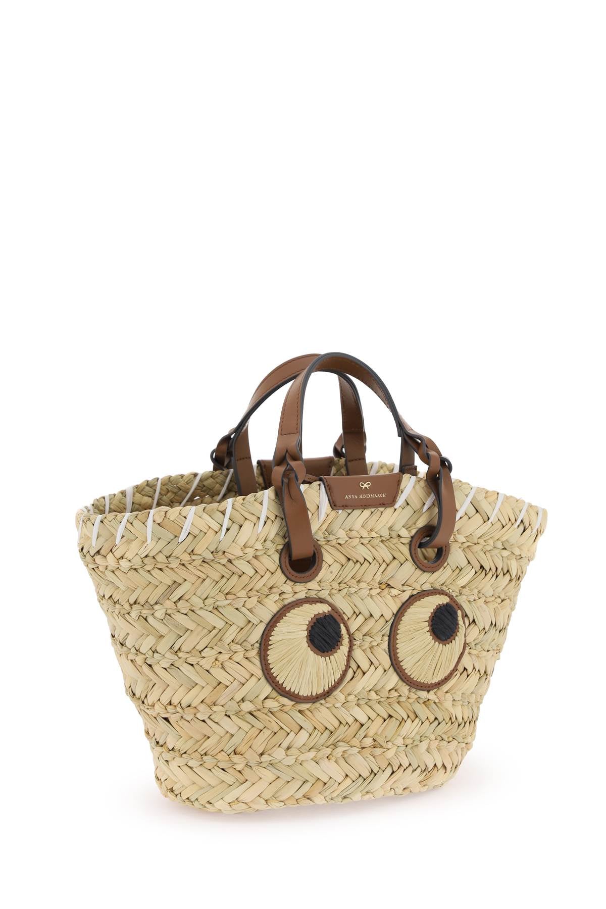 ANYA HINDMARCH paper eyes basket handbag