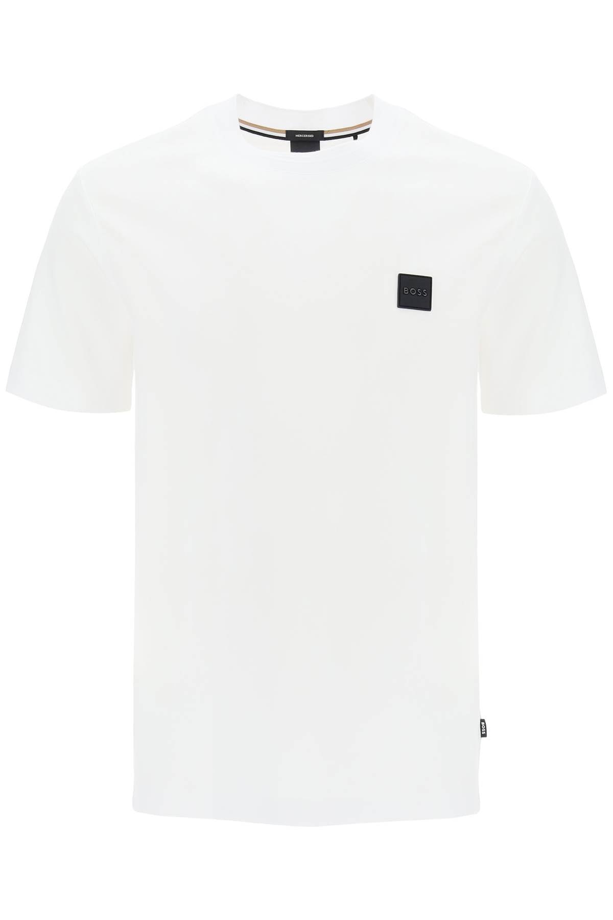 BOSS regular fit t-shirt with patch design