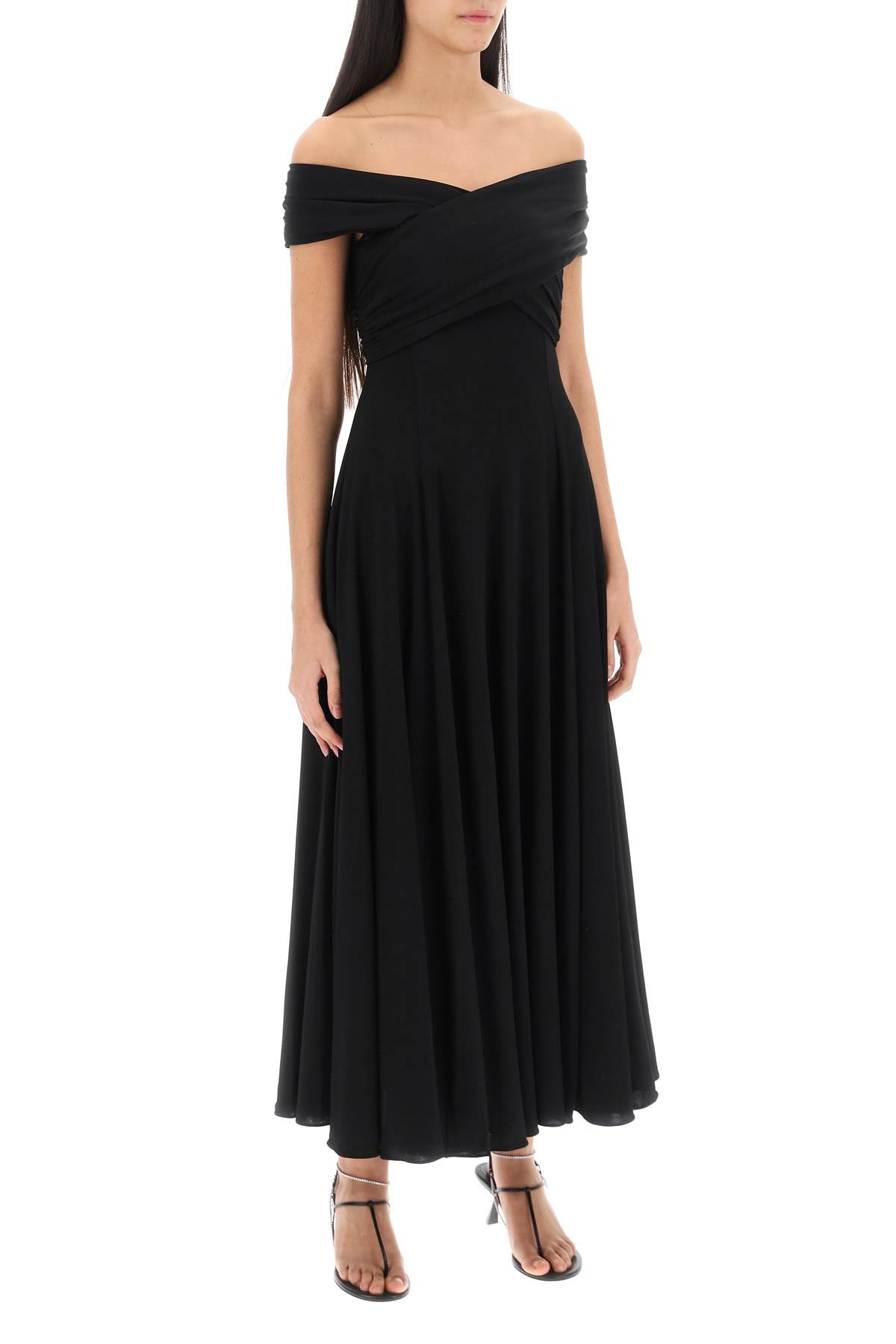 KHAITE bruna jersey maxi dress