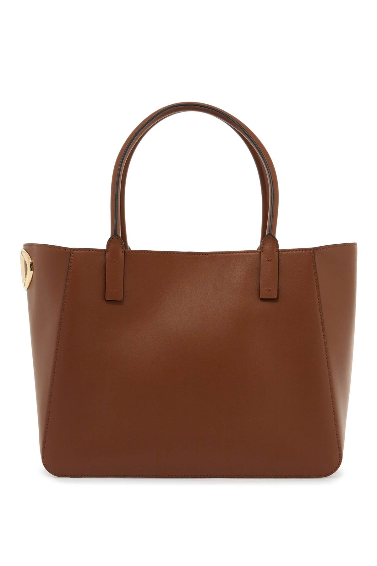 VALENTINO GARAVANI nappa calfskin vlogo side tote bag