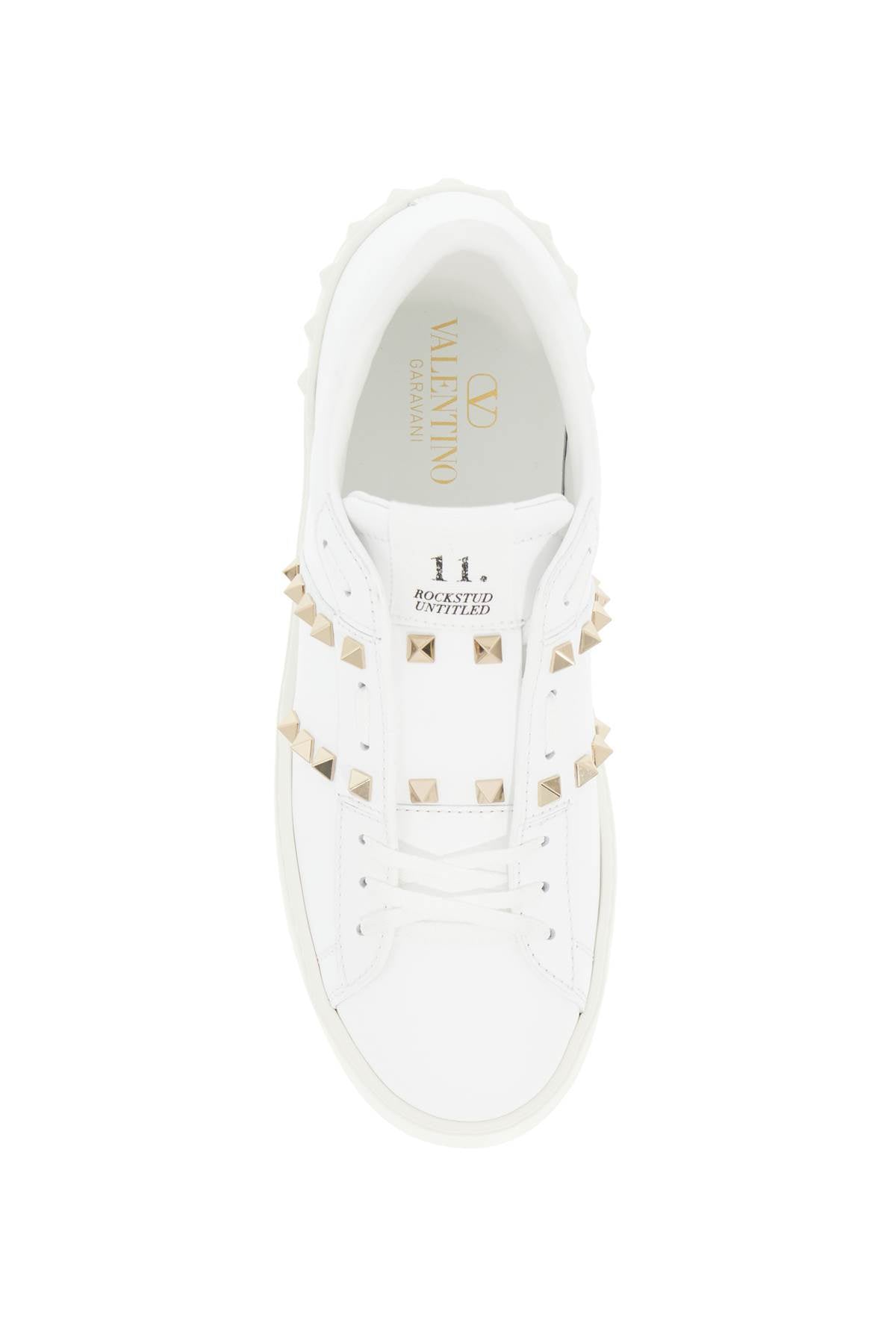 VALENTINO GARAVANI open rockstud untitled sneakers