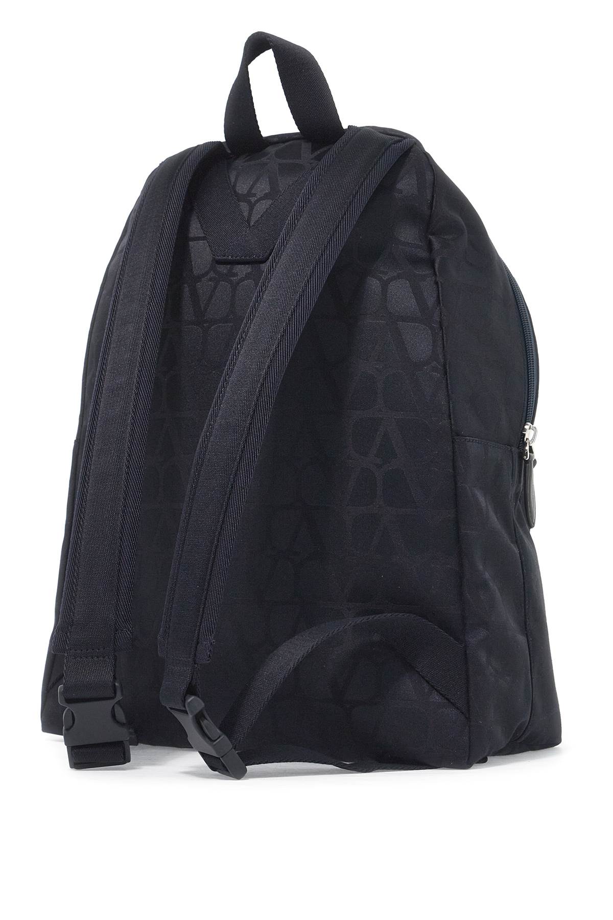 VALENTINO GARAVANI toile iconographe backpack