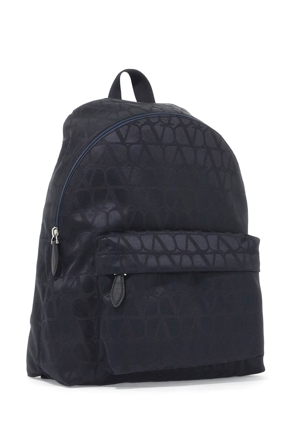 VALENTINO GARAVANI toile iconographe backpack