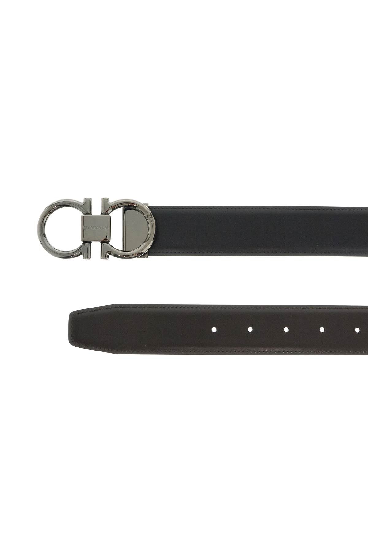 FERRAGAMO gancini reversible belt