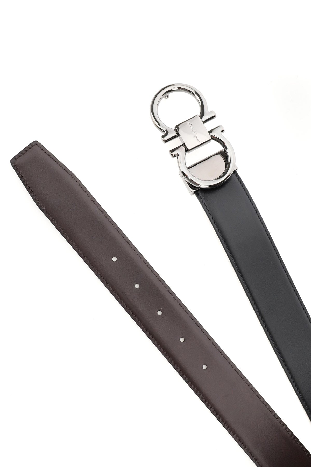 FERRAGAMO gancini reversible belt