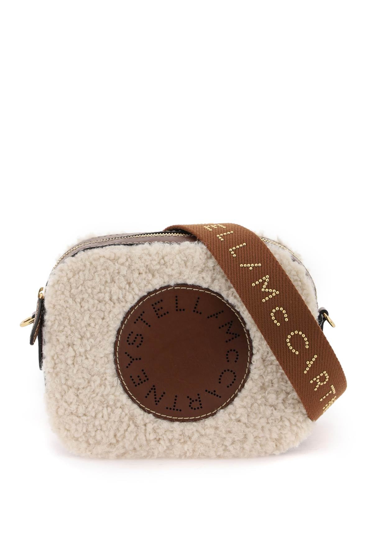 STELLA McCARTNEY shearling camera bag