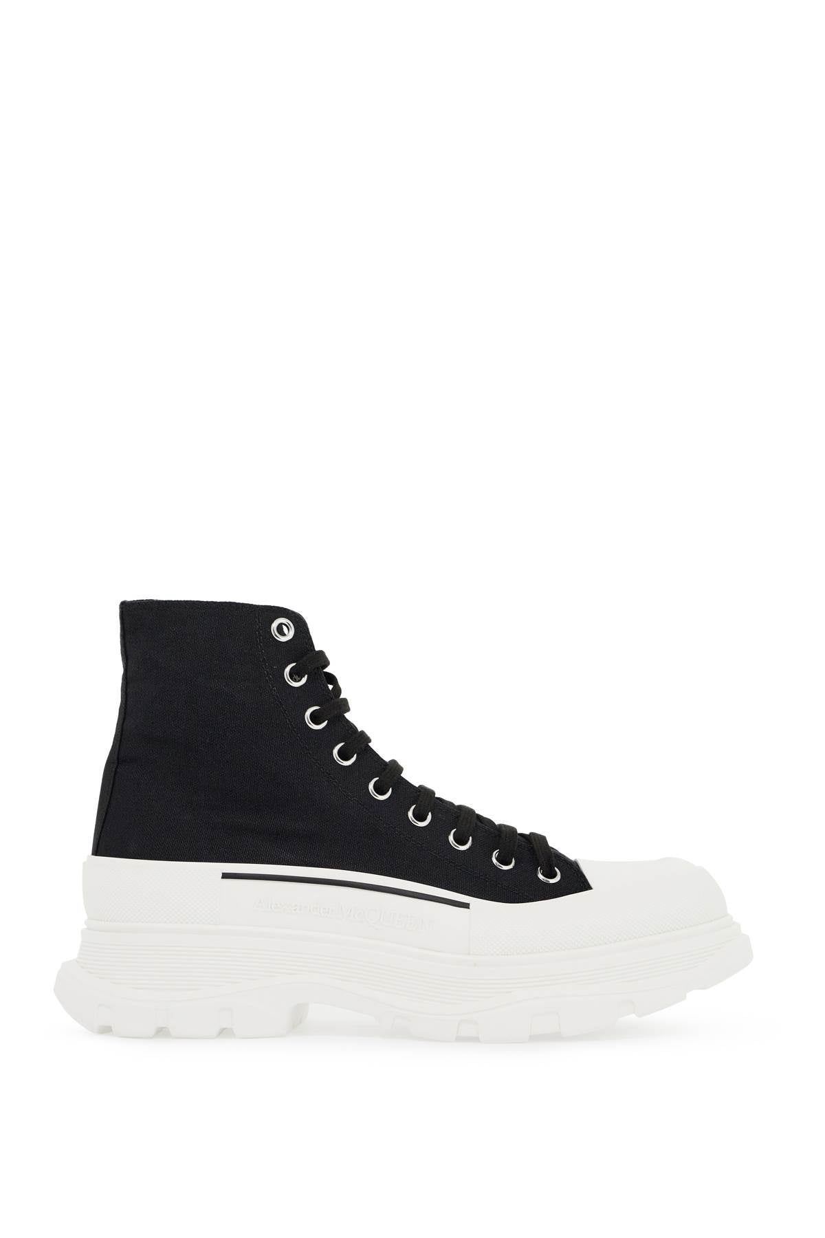 ALEXANDER MCQUEEN tread slick boots