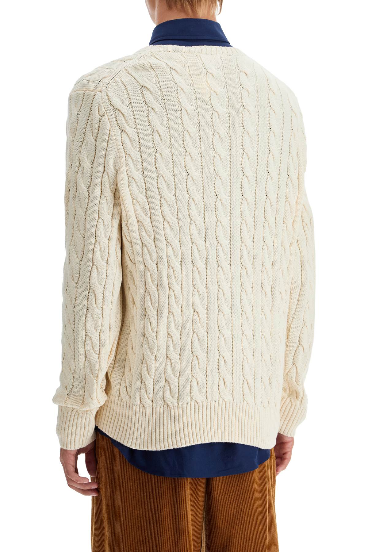 POLO RALPH LAUREN cotton cable knit pullover sweater