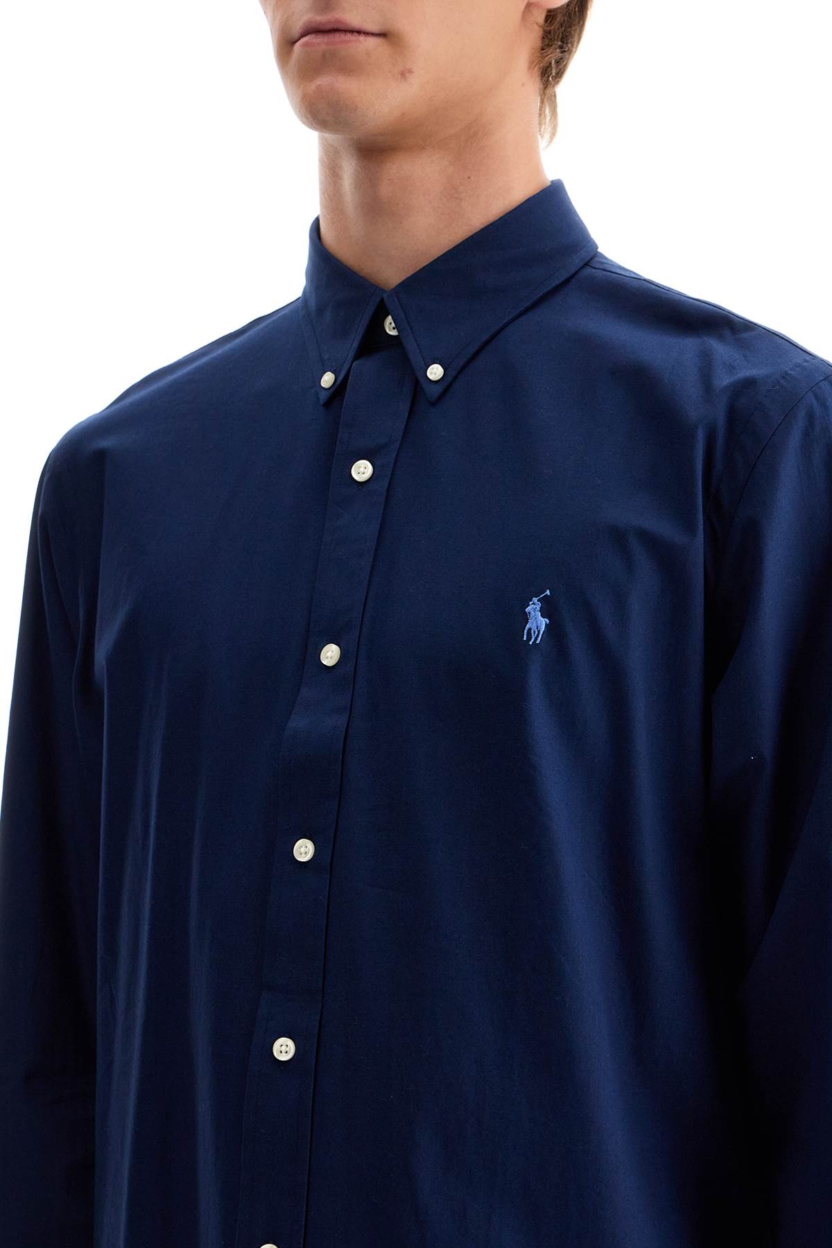 POLO RALPH LAUREN custom fit cotton stretch shirt