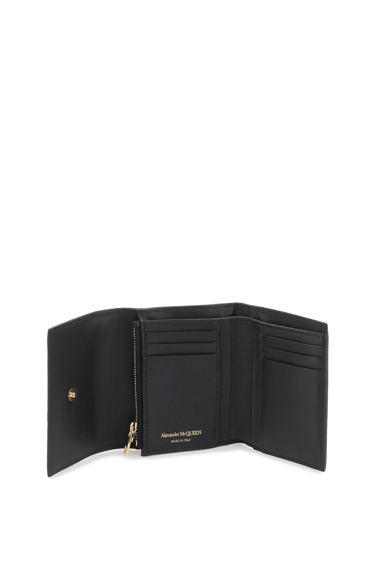 ALEXANDER MCQUEEN compact skull wallet