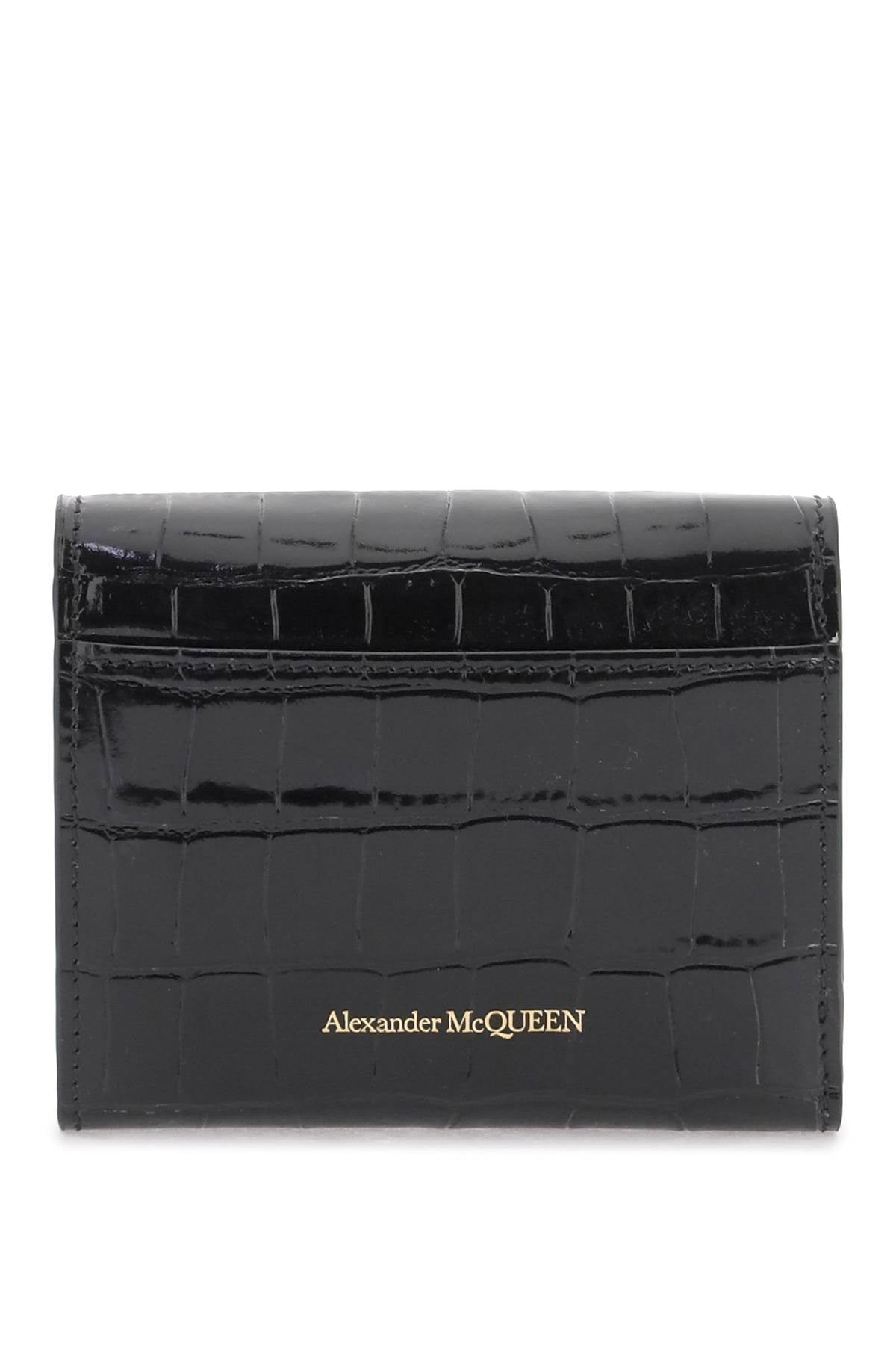 ALEXANDER MCQUEEN compact skull wallet