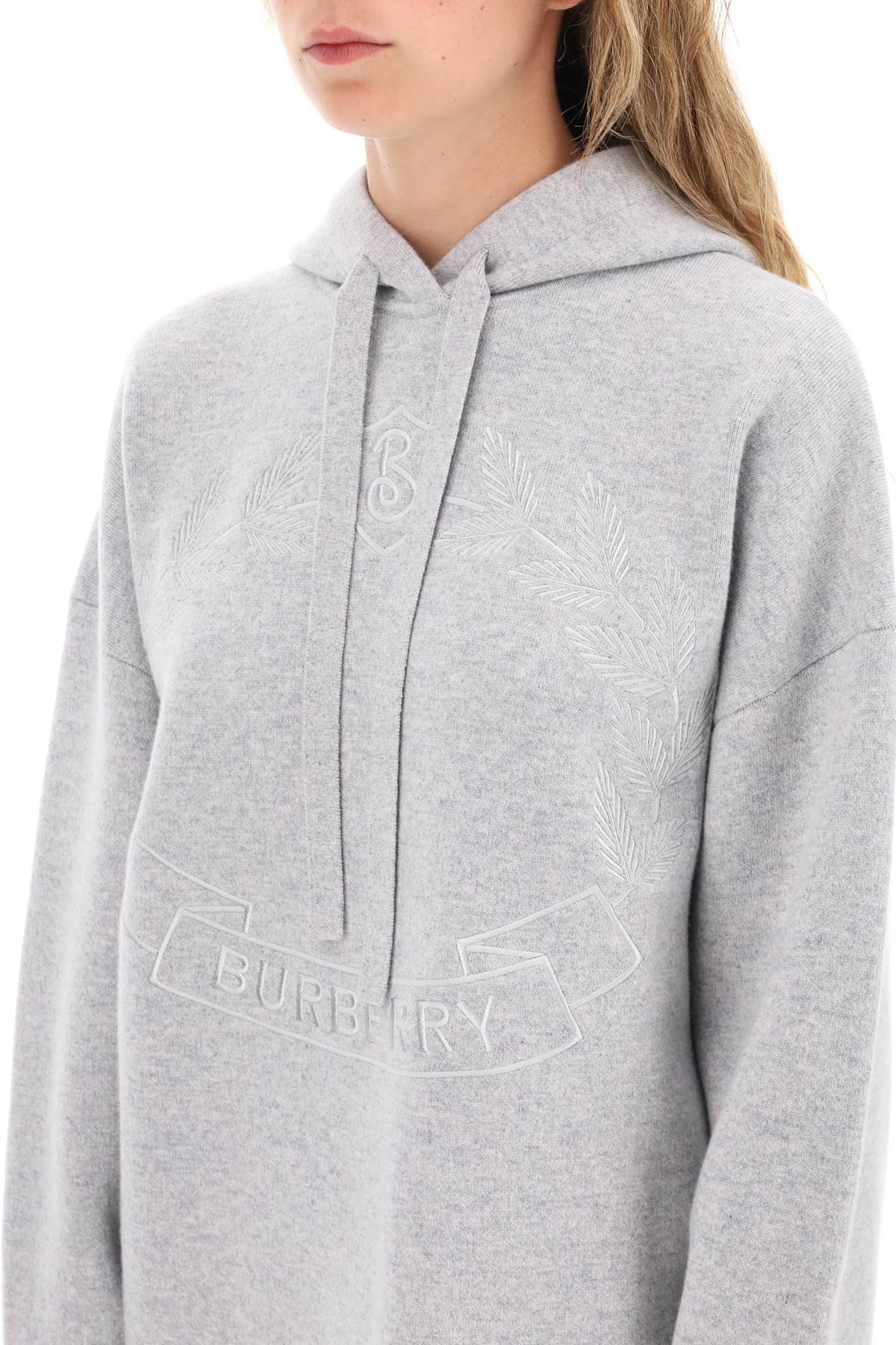 BURBERRY 'cristiana' cashmere blend hoodie