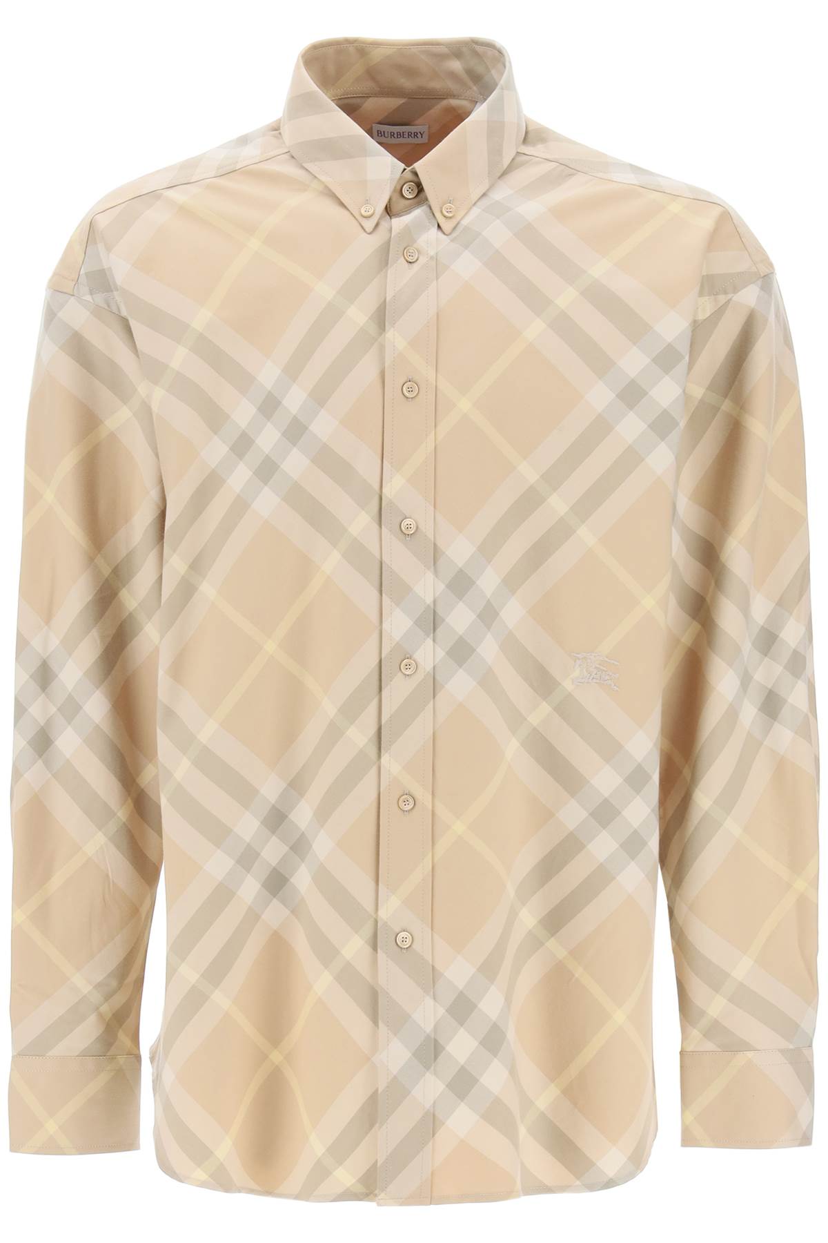 BURBERRY "organic cotton checkered shirt