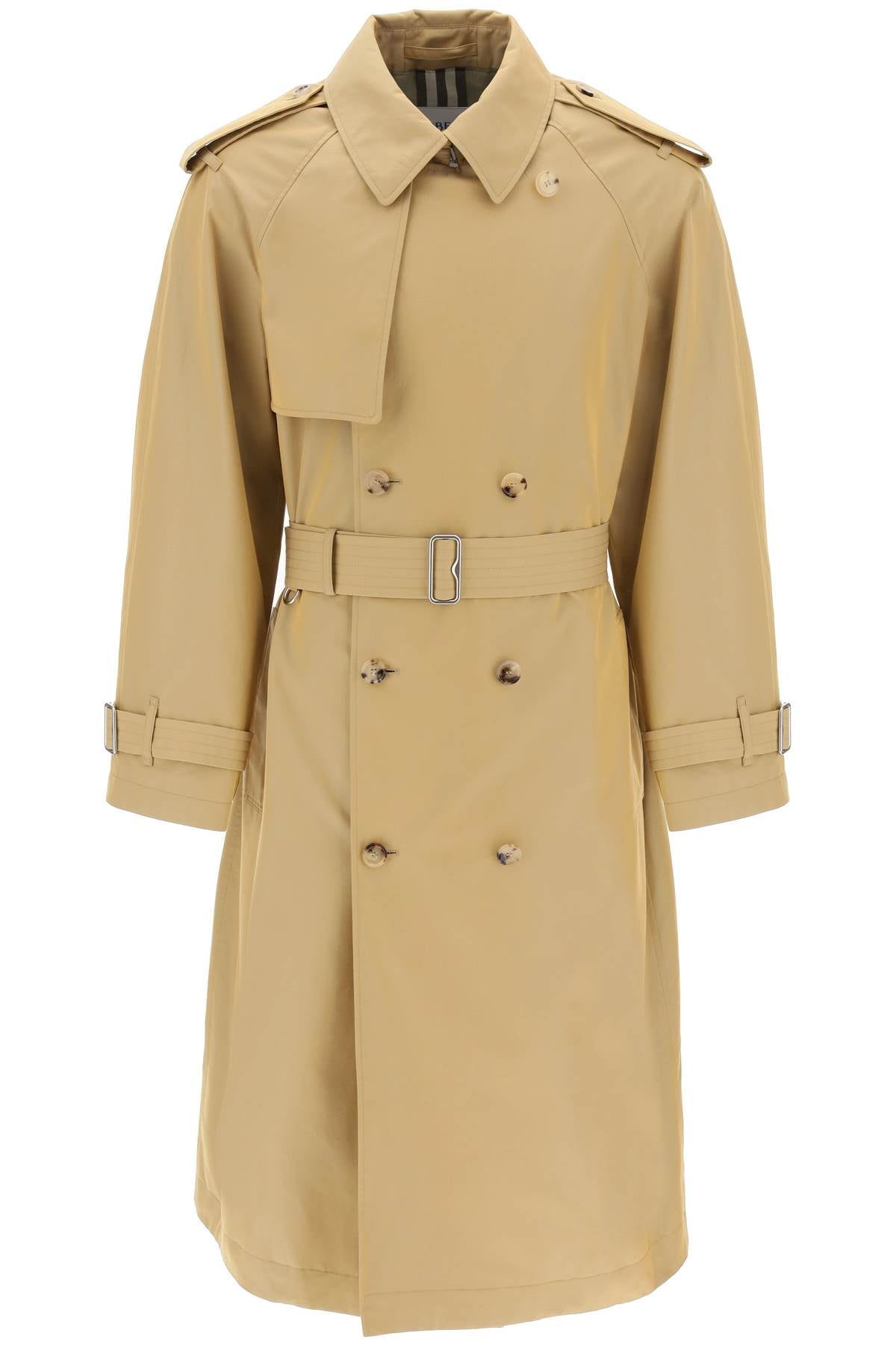 BURBERRY long iridescent trench