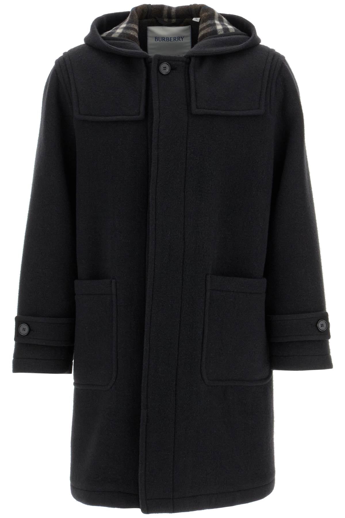 BURBERRY woolen montgomery coat