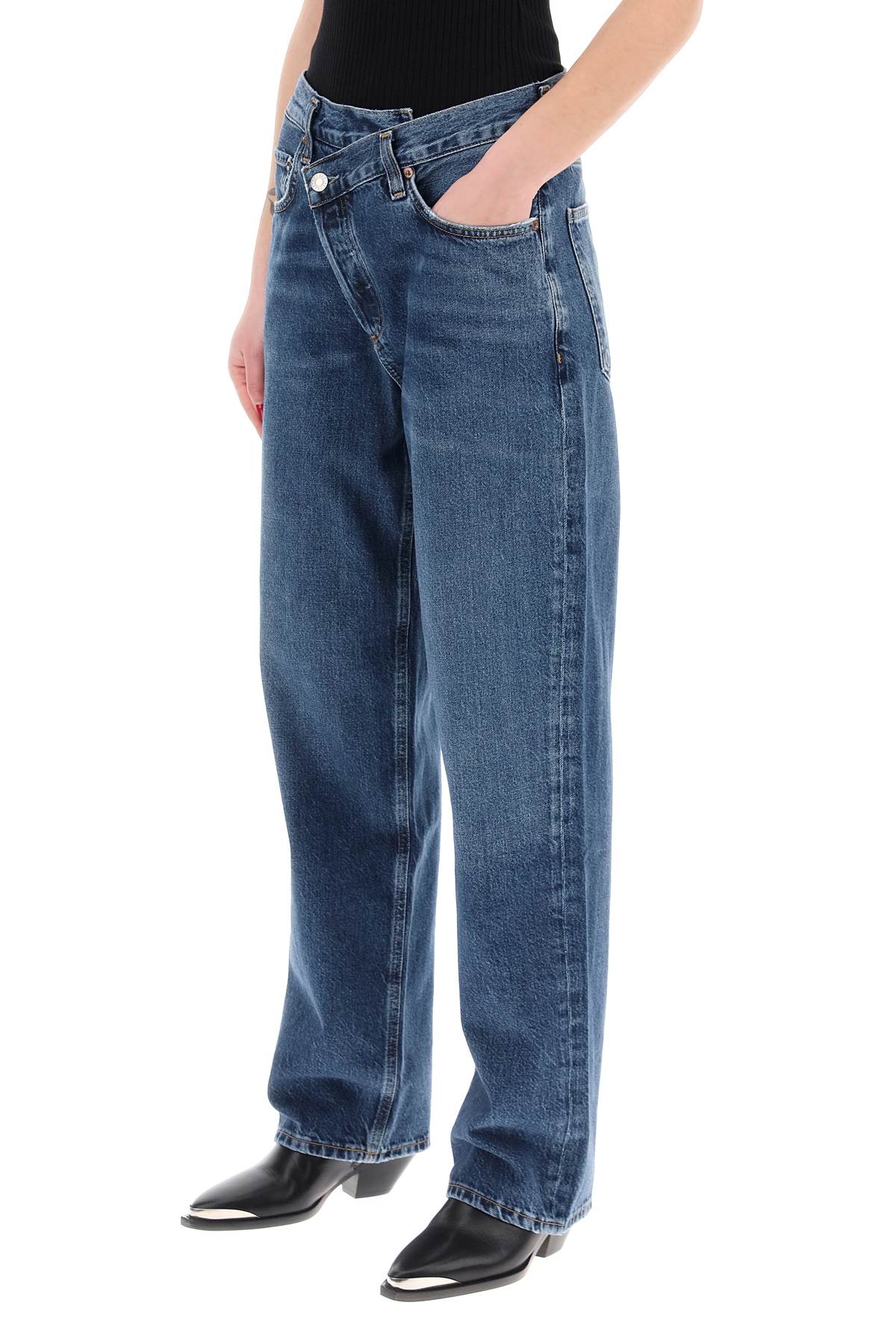 AGOLDE criss cross jeans