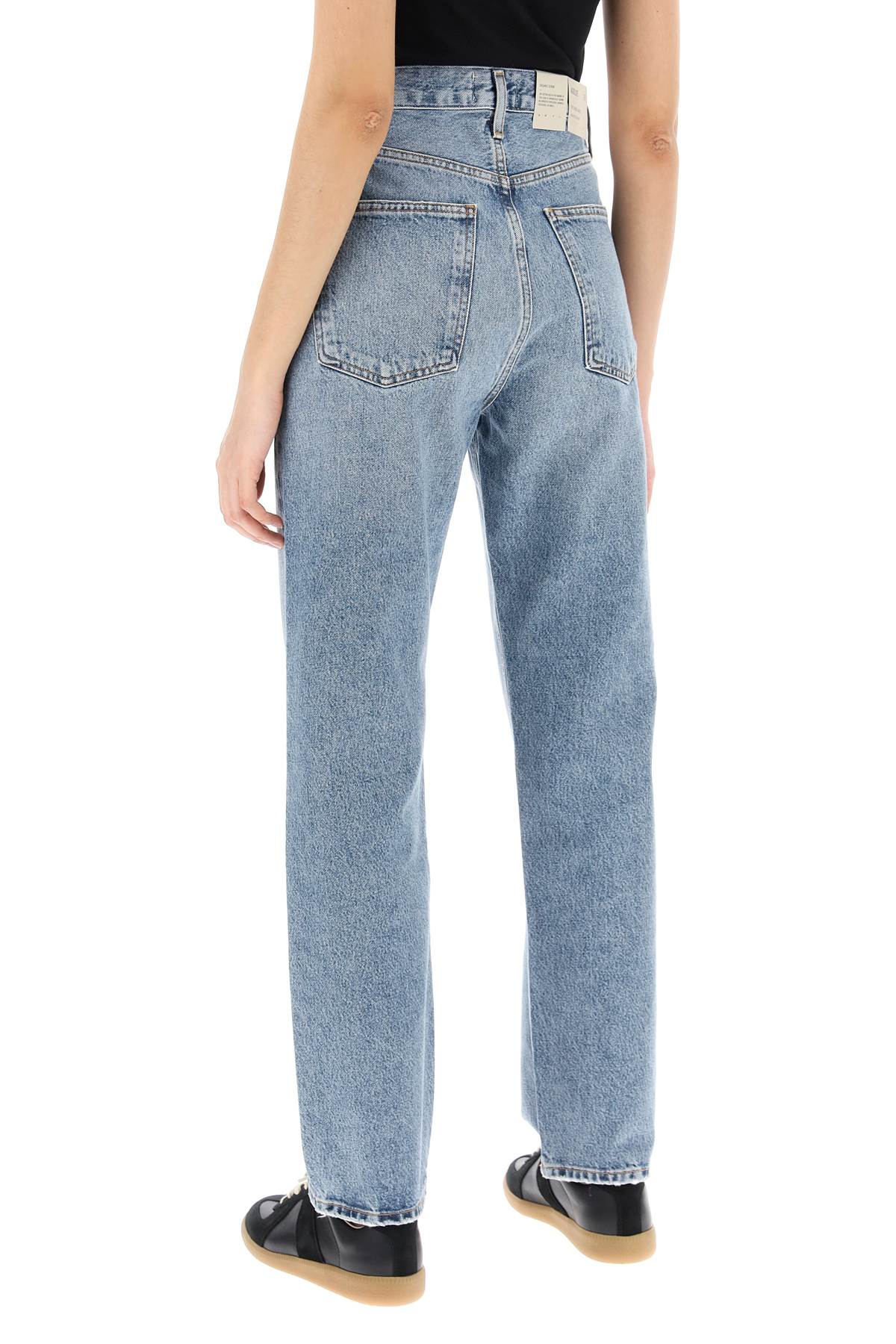 AGOLDE straight leg jeans from the 90's with high waist