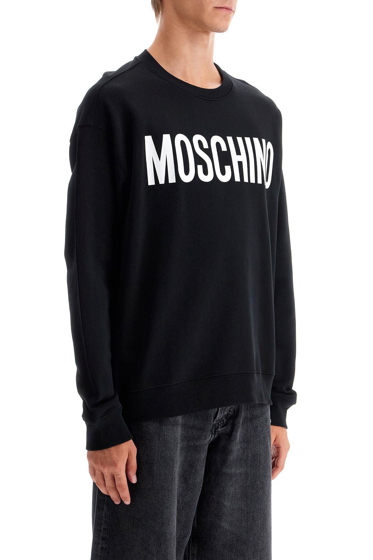 MOSCHINO logo crewneck sweatshirt