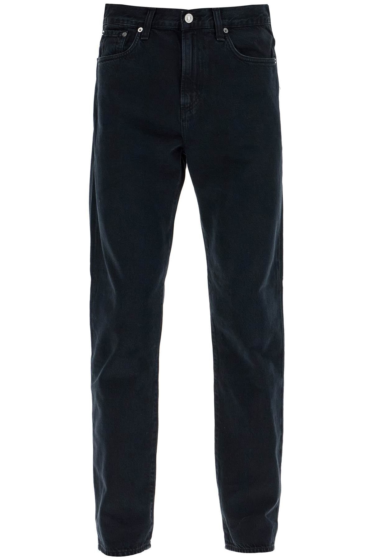 AGOLDE crushed wash curtis jeans in