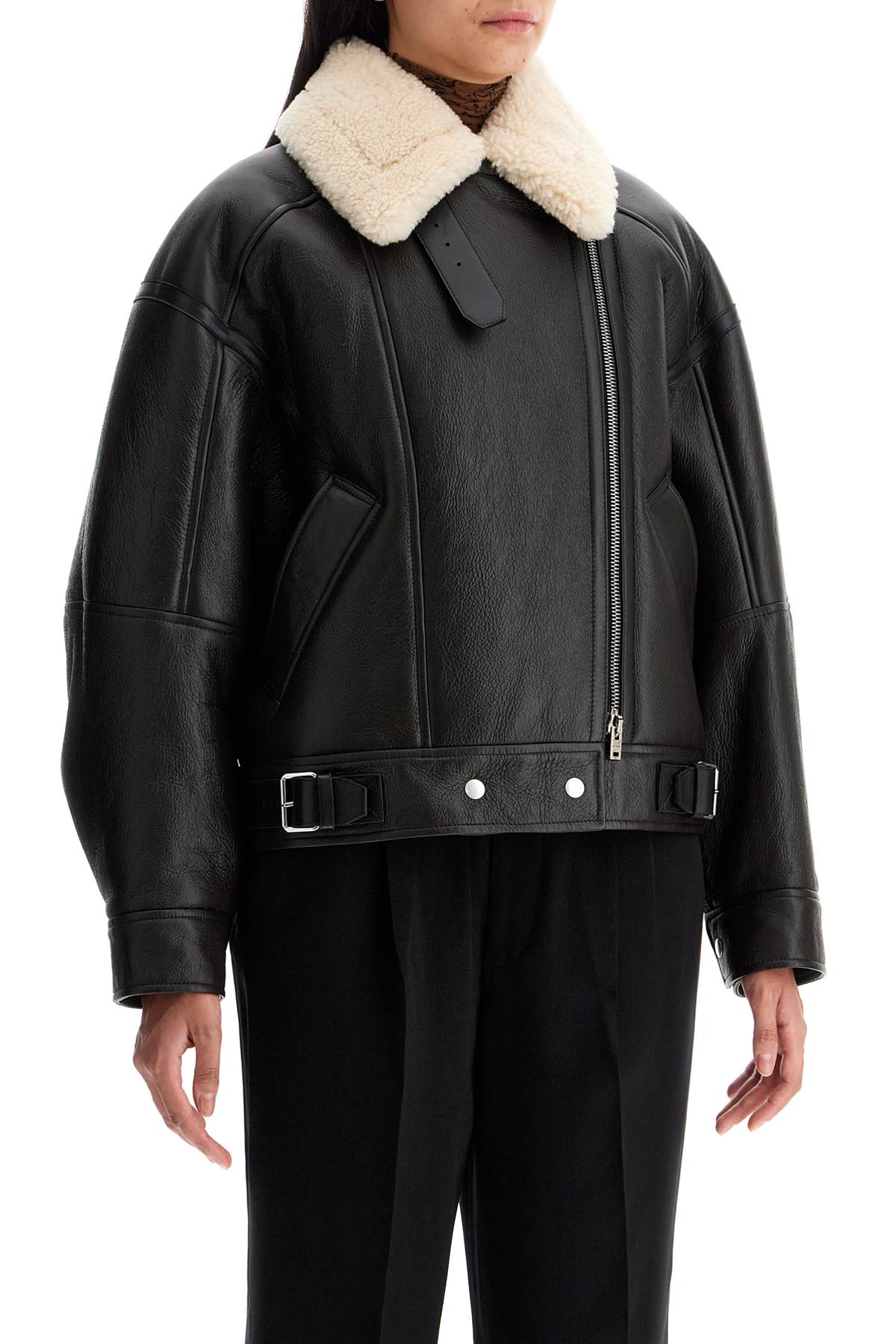 ACNE STUDIOS oversized shearling jacket