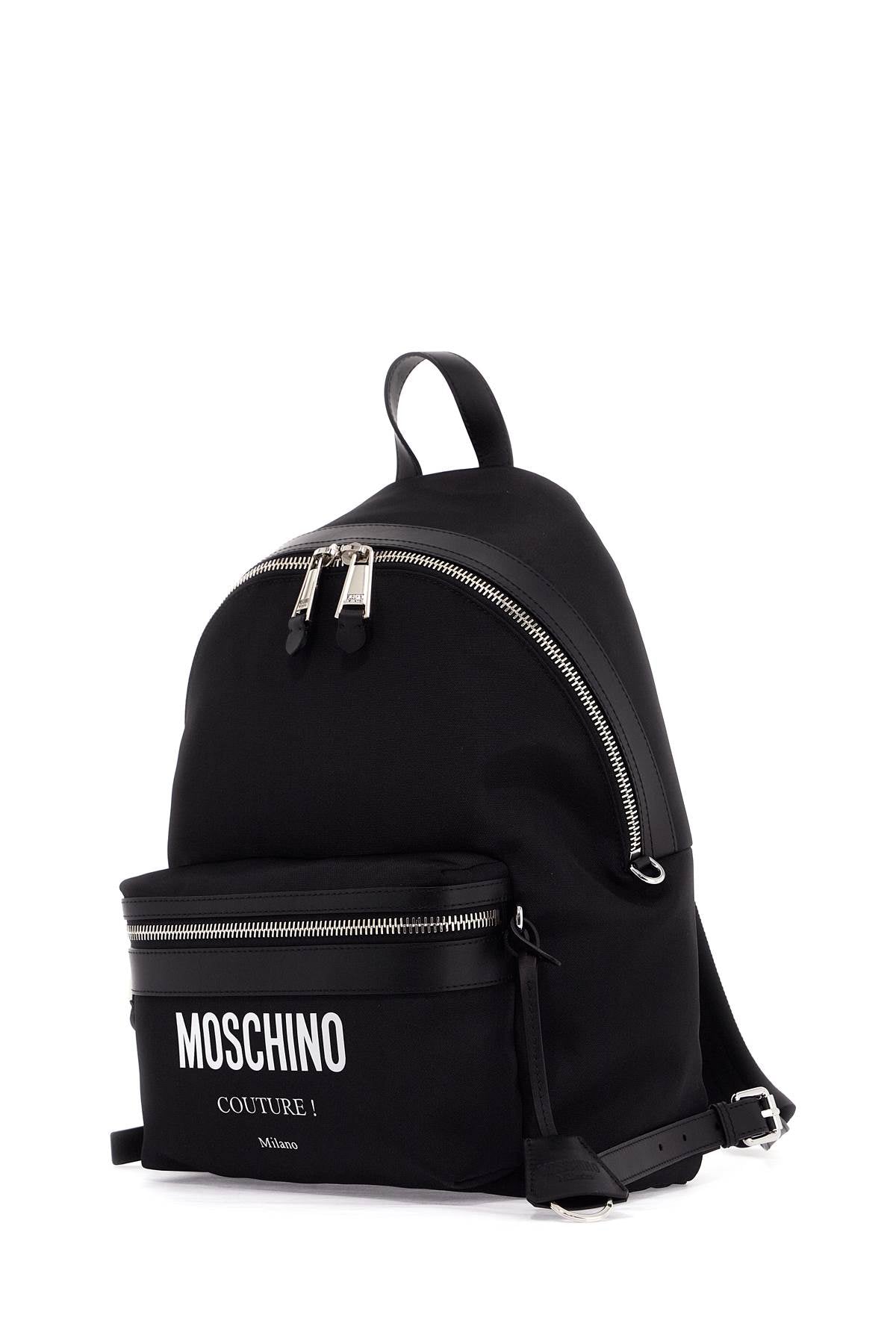 MOSCHINO nylon backpack for everyday