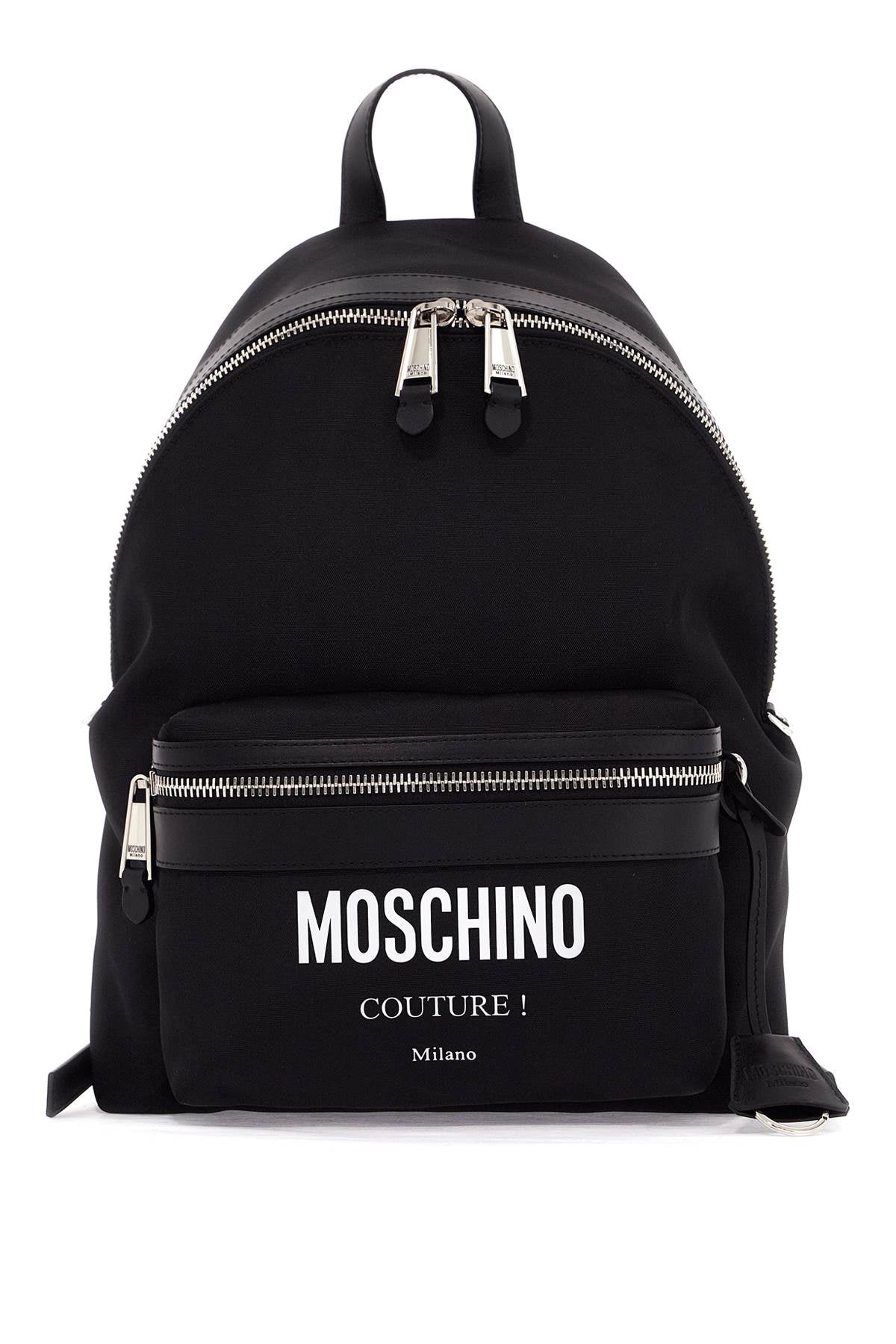 MOSCHINO nylon backpack for everyday